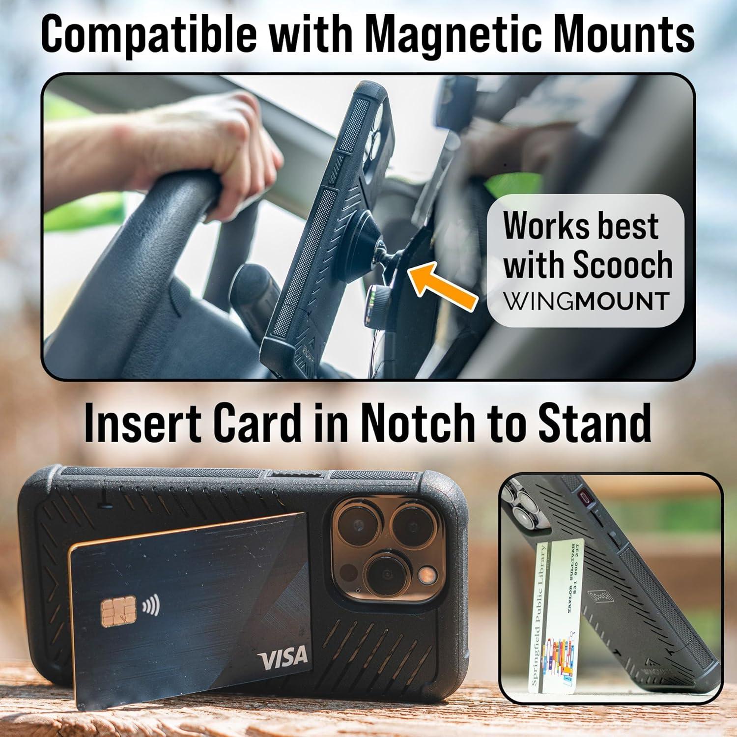 Funda Scooch Wingmate para iPhone 11 con Compartimento para Tarjetas