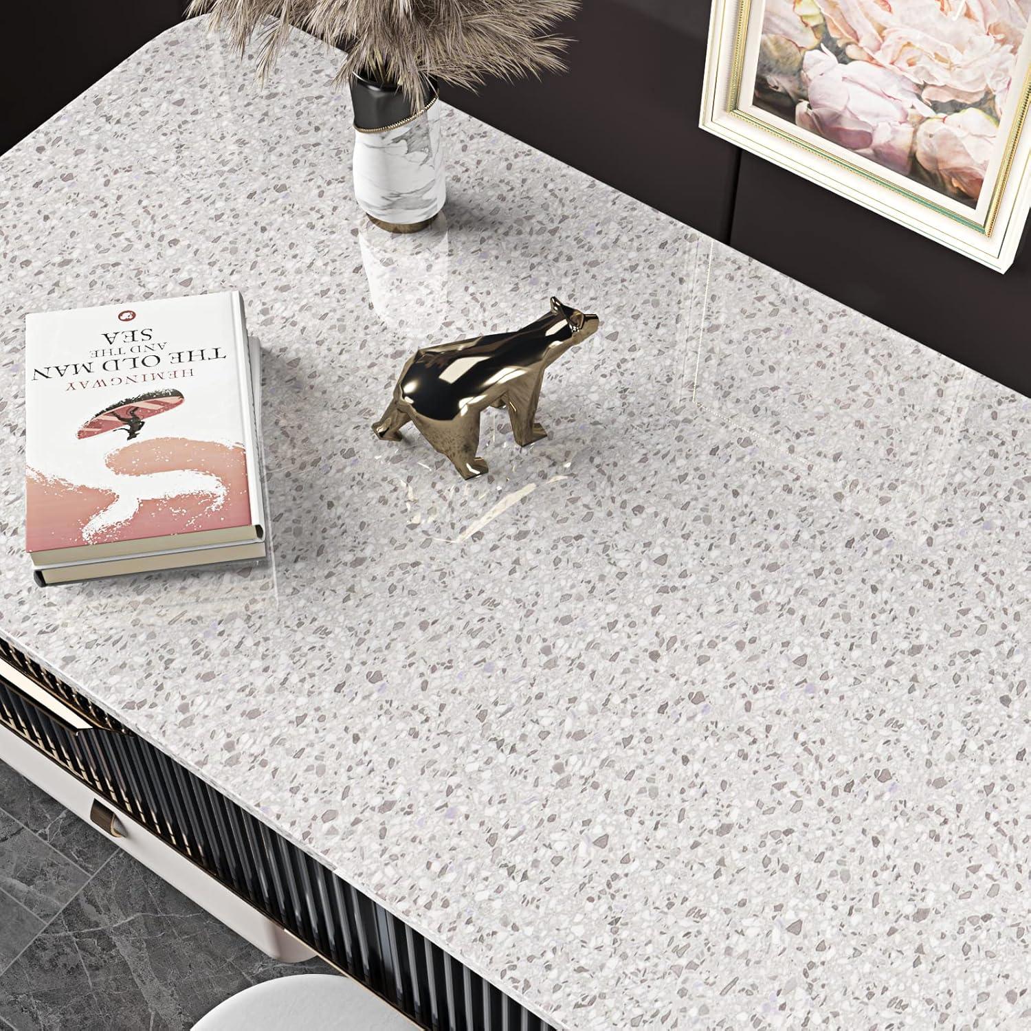 Papel Contacto Autoadhesivo FunStick Granito Gris 30CM x 5M