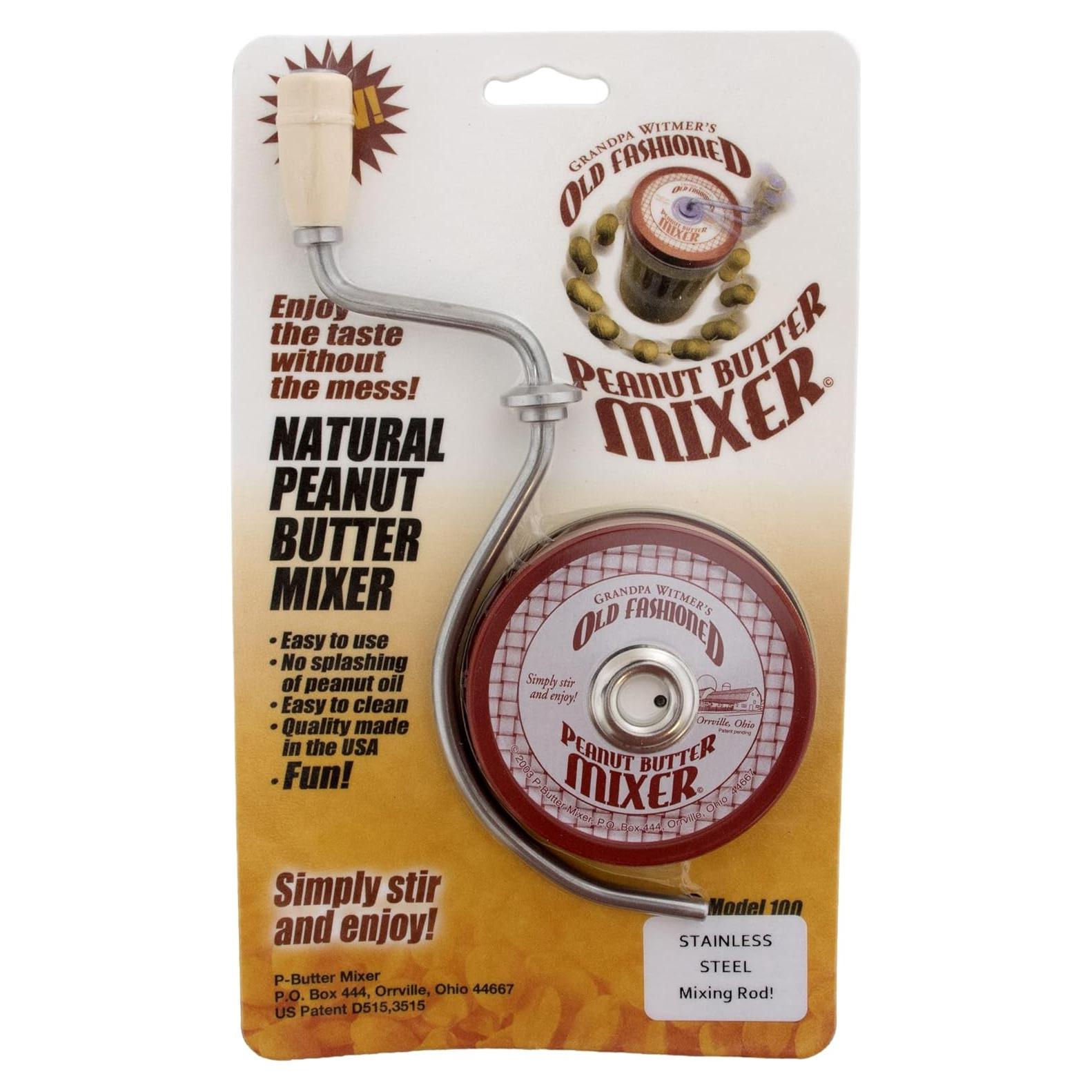 Mezclador de Mantequilla de Maní HIC Kitchen 16 oz Sin Salpicaduras