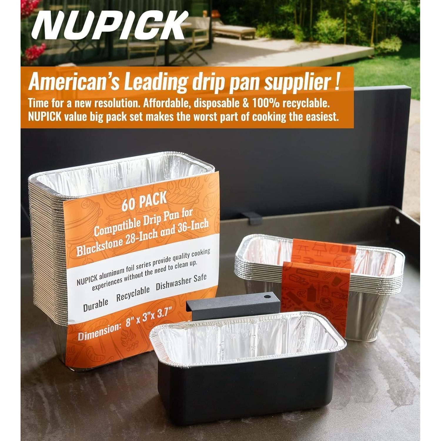 Forros de Taza NUPICK 60 Paquete para Plancha Blackstone