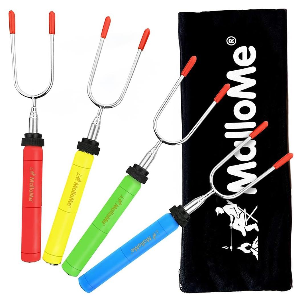 Palos para Asar Malvaviscos MalloMe 86 cm - Juego de 4