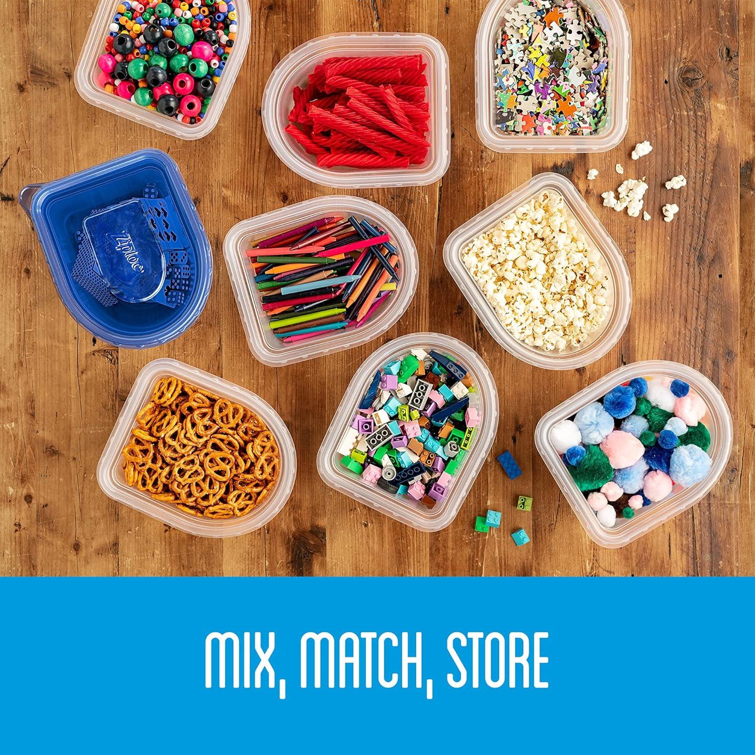 Contenedores de Almacenamiento Ziploc Snap N Seal, Set 10 Piezas 1.65L