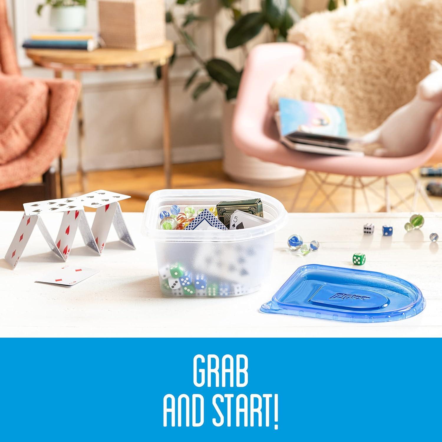 Contenedores de Almacenamiento Ziploc Snap N Seal, Set 10 Piezas 1.65L