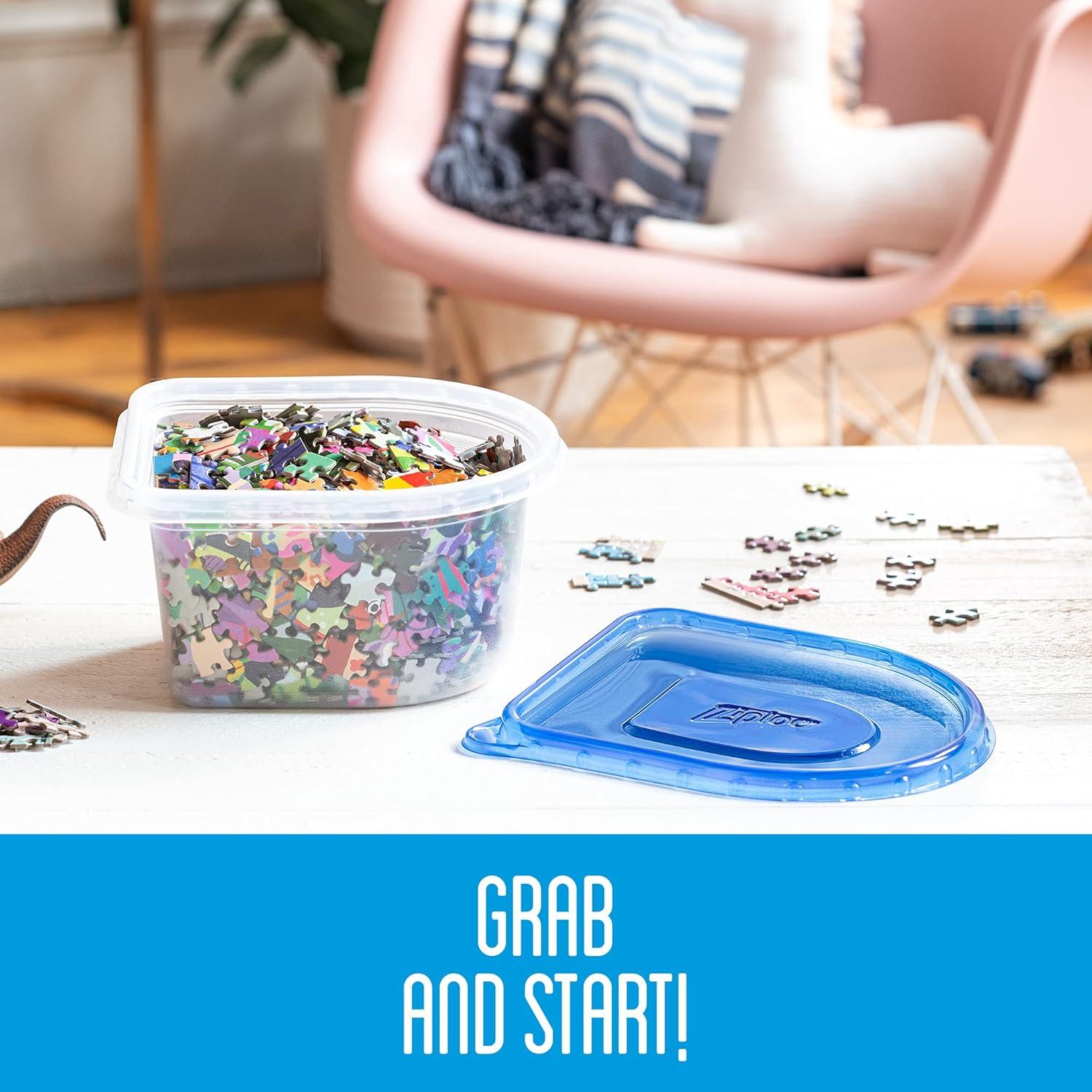 Contenedores de Almacenamiento Ziploc Snap N Seal, Set 10 Piezas 1.65L