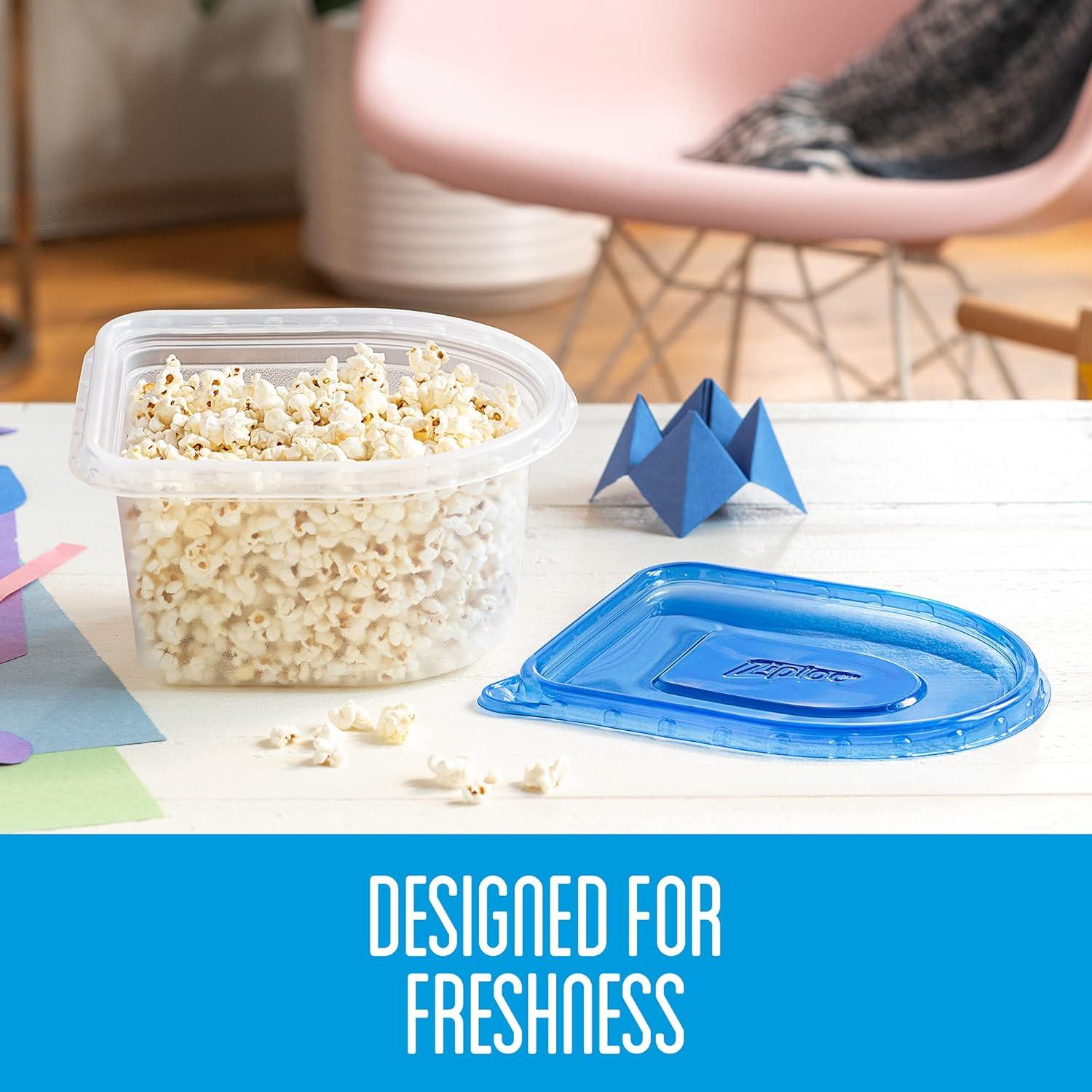 Contenedores de Almacenamiento Ziploc Snap N Seal, Set 10 Piezas 1.65L