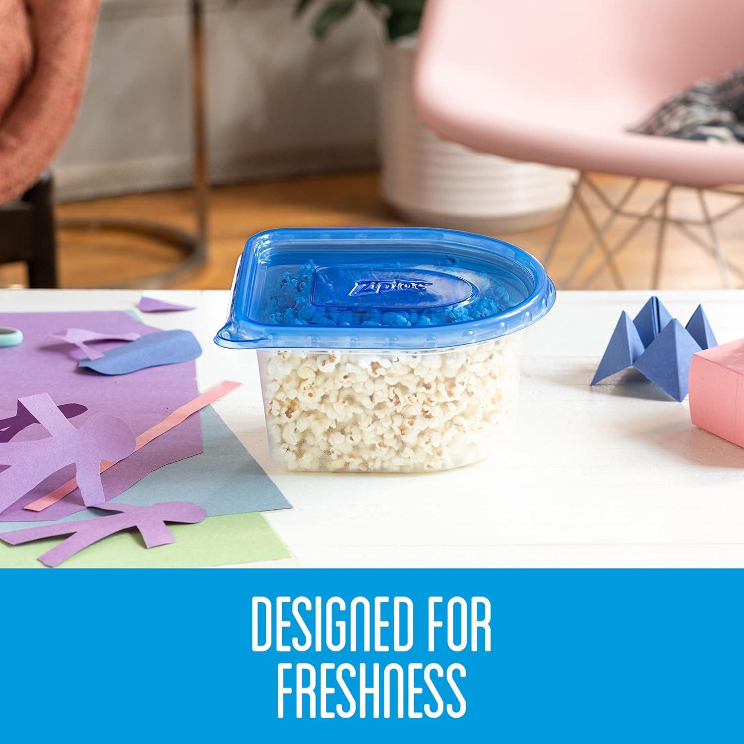 Contenedores de Almacenamiento Ziploc Snap N Seal, Set 10 Piezas 1.65L