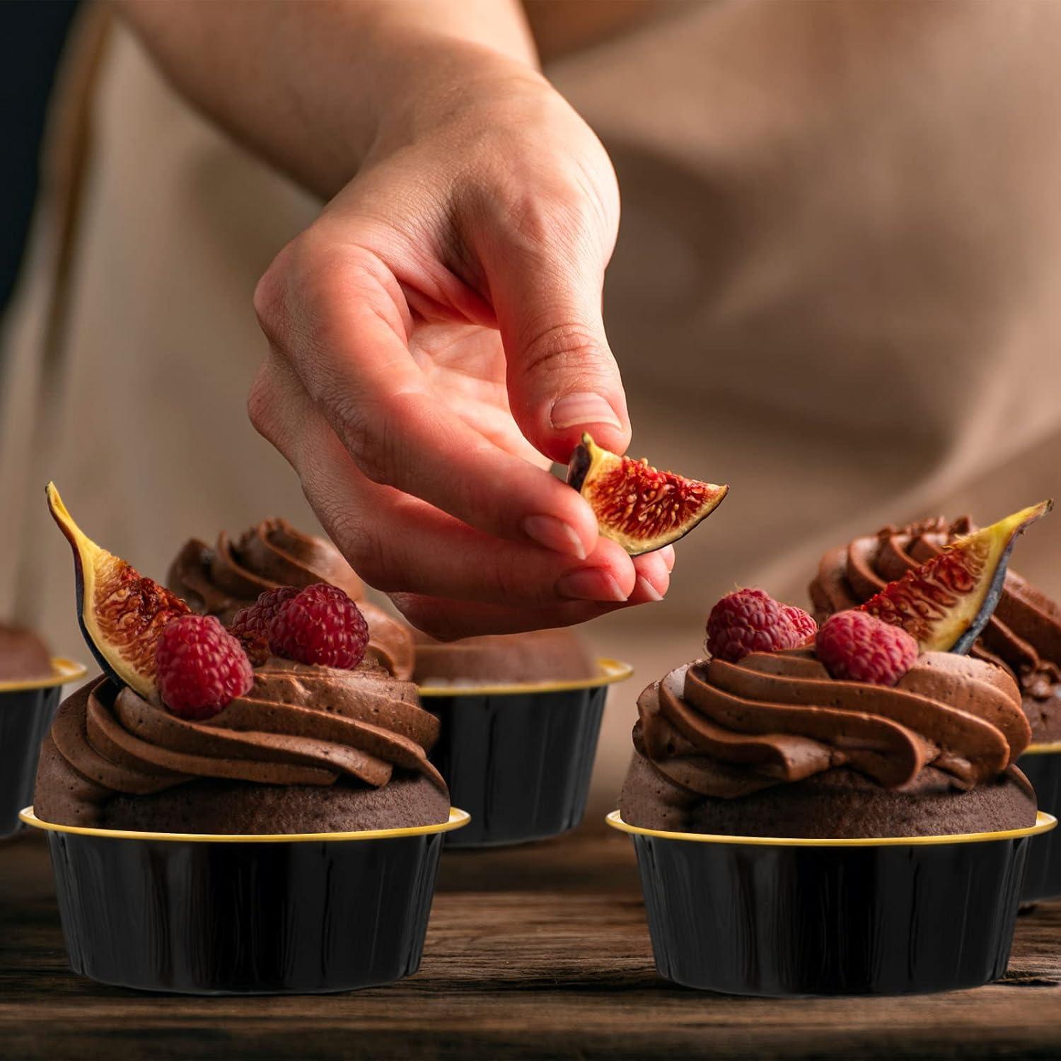 Paquete de 100 Ramekins Desechables Tessco 236.6g Aluminio