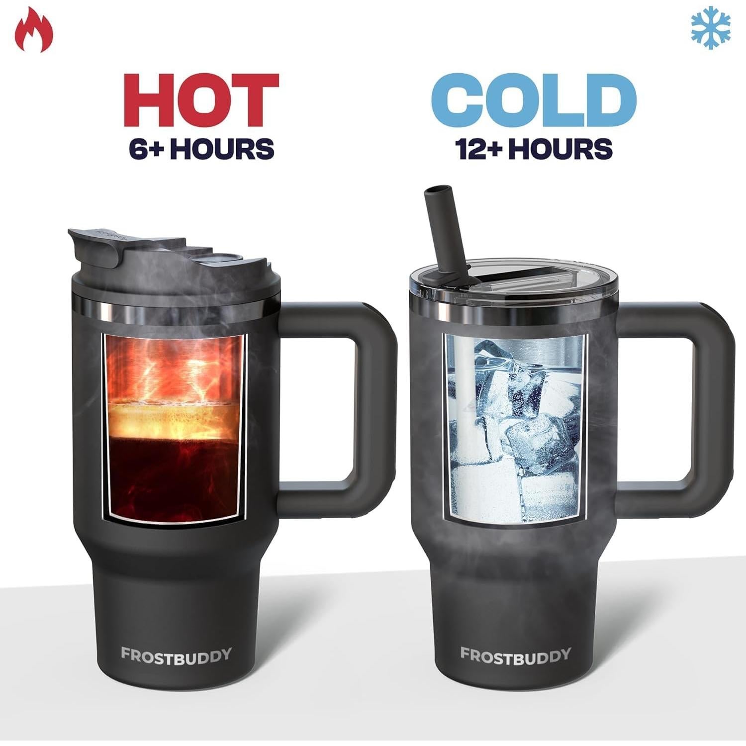 Taza Térmica Aislada Frost Buddy Thicc Buddy 16 oz Acero Inoxidable