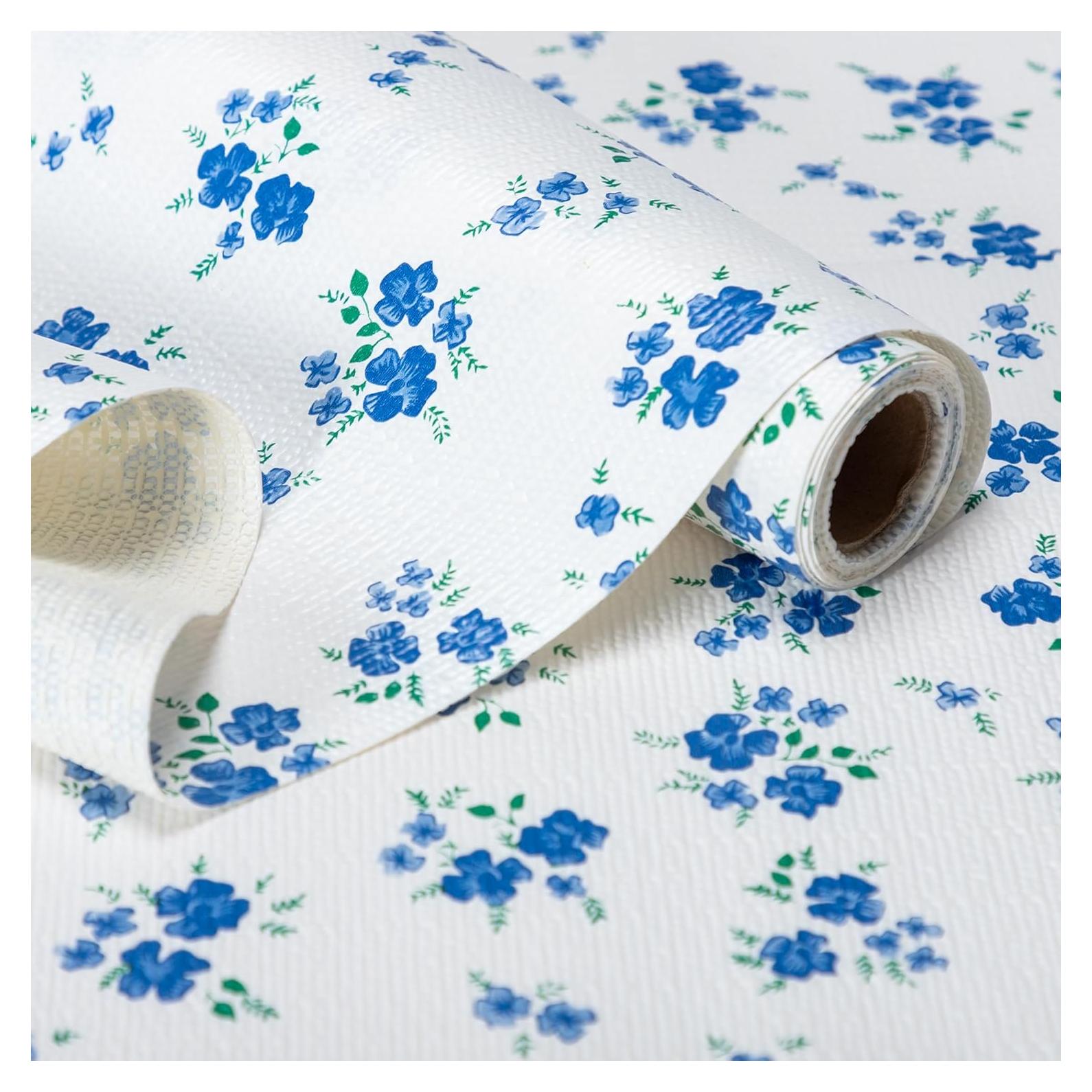 Forro de Estante RAY STAR 30x300 cm Floral Antideslizante