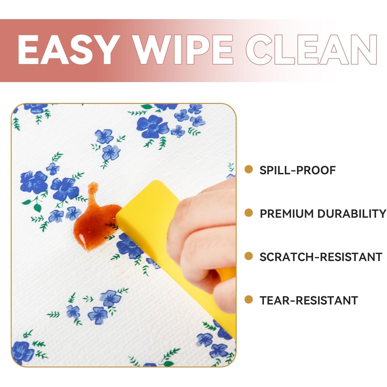 Forro de Estante RAY STAR 30x300 cm Floral Antideslizante