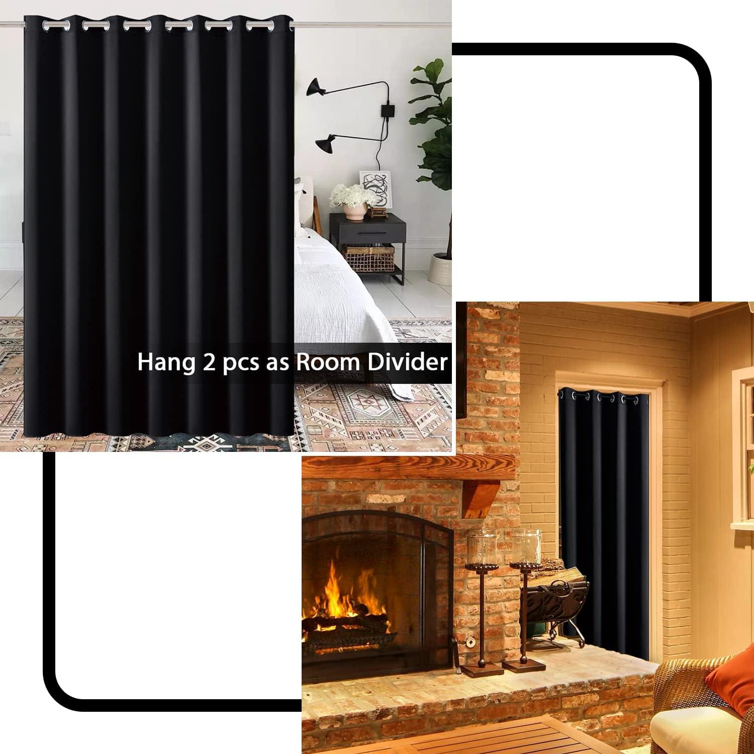 Cortina de Puerta Aislante Térmico XTMYI 34x80 Negro