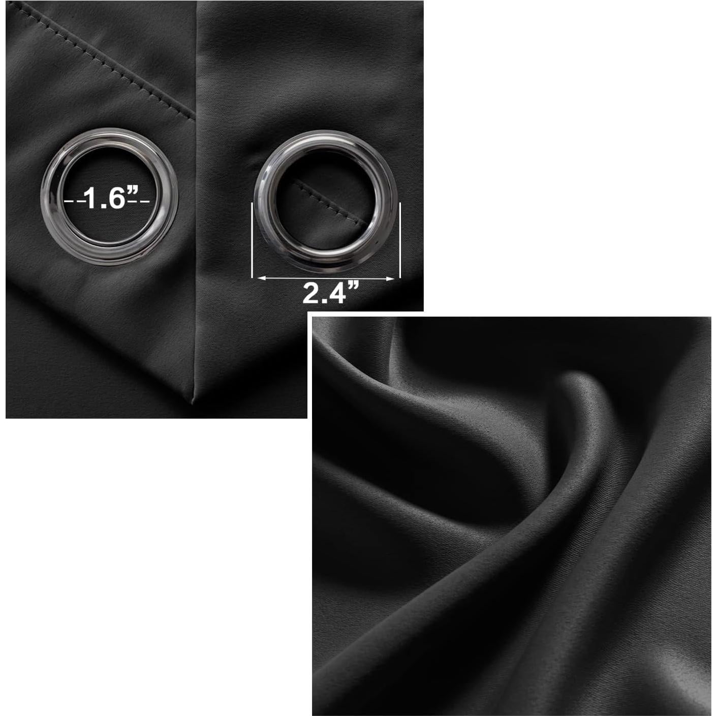 Cortina de Puerta Aislante Térmico XTMYI 34x80 Negro