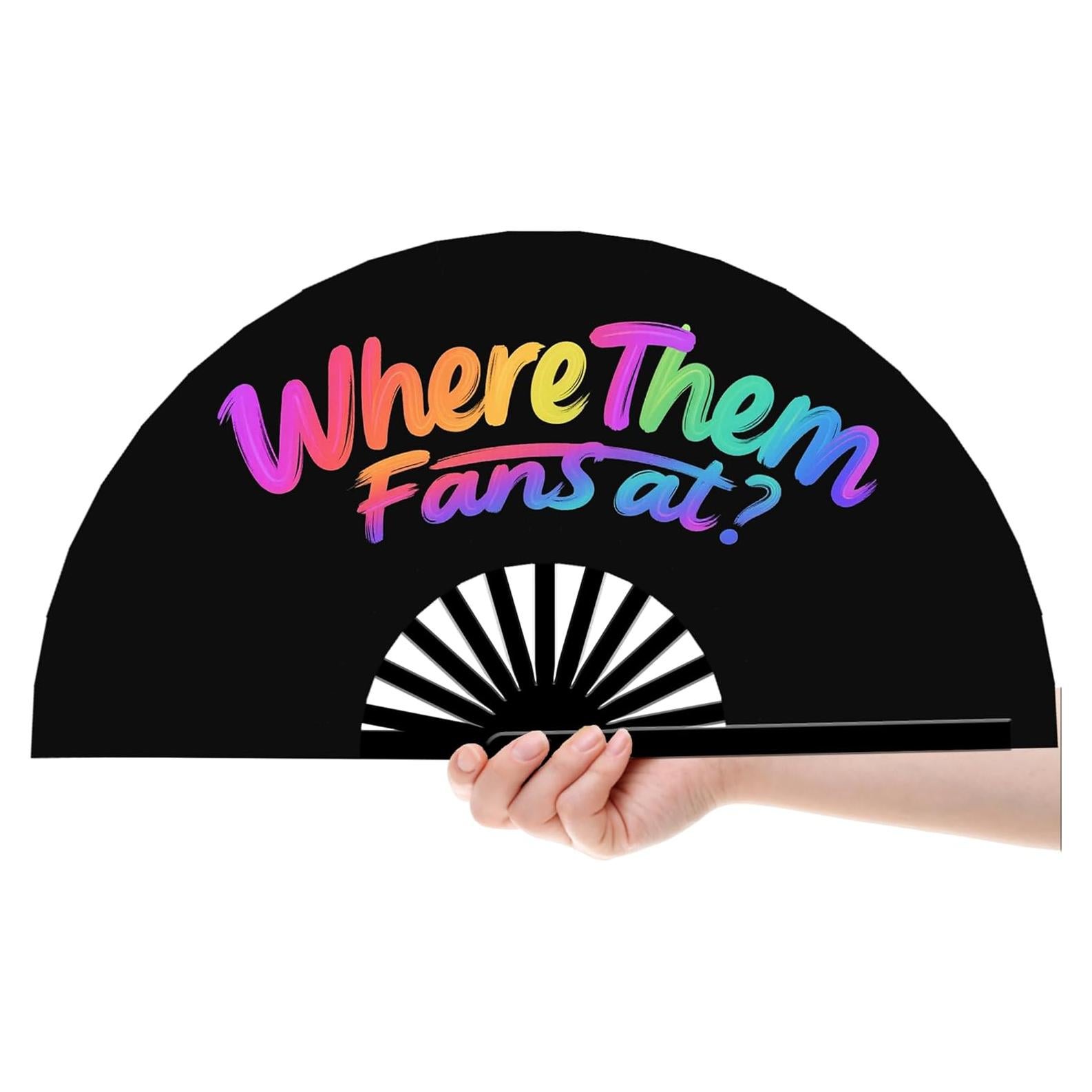 Ventilador Plegable AYTHSRIC 66 cm para Danza y Fiesta