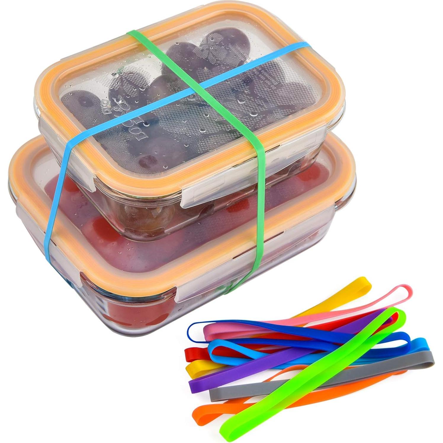 Bandas de Goma de Silicona Coopay 36 Piezas 13.97 cm Coloridas