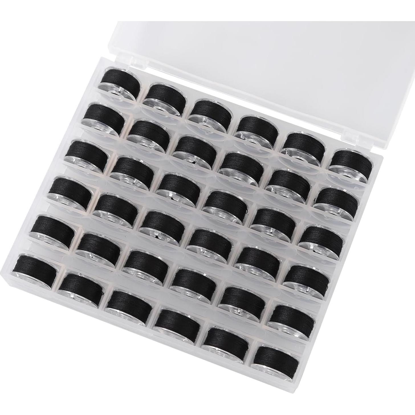 36 Bobinas y Hilos de Coser DGTANGYIN con Caja - Negro