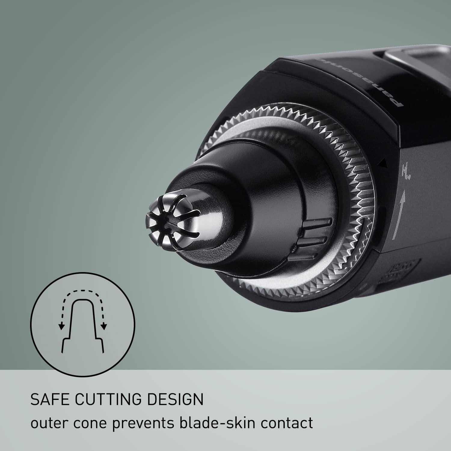 Recortador de Vello Nasal Panasonic ER-GN70-K Húmedo/Seco