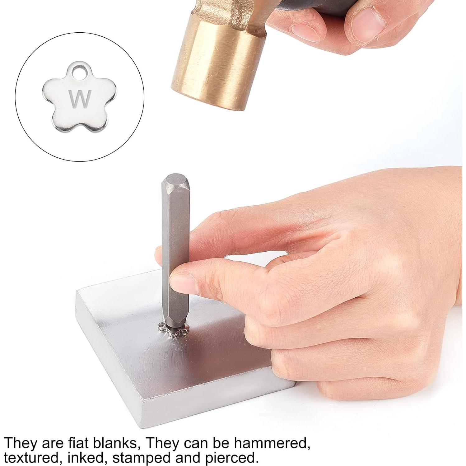 Etiquetas Planas en Blanco PH PandaHall 120 Pcs Acero Inoxidable