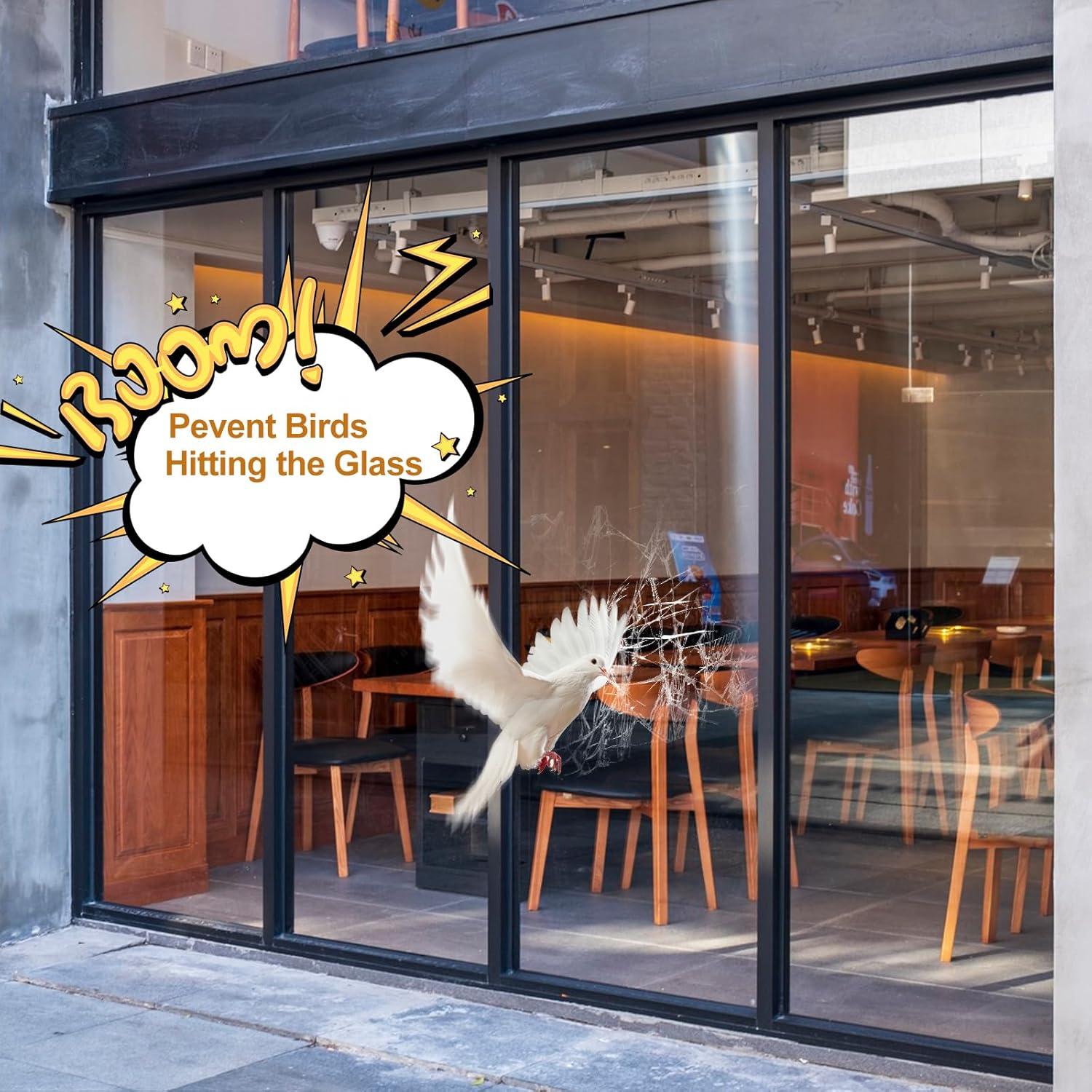 Disuasor de Búho Kungfu Mall - 3 Decoraciones Colgantes Reflectantes