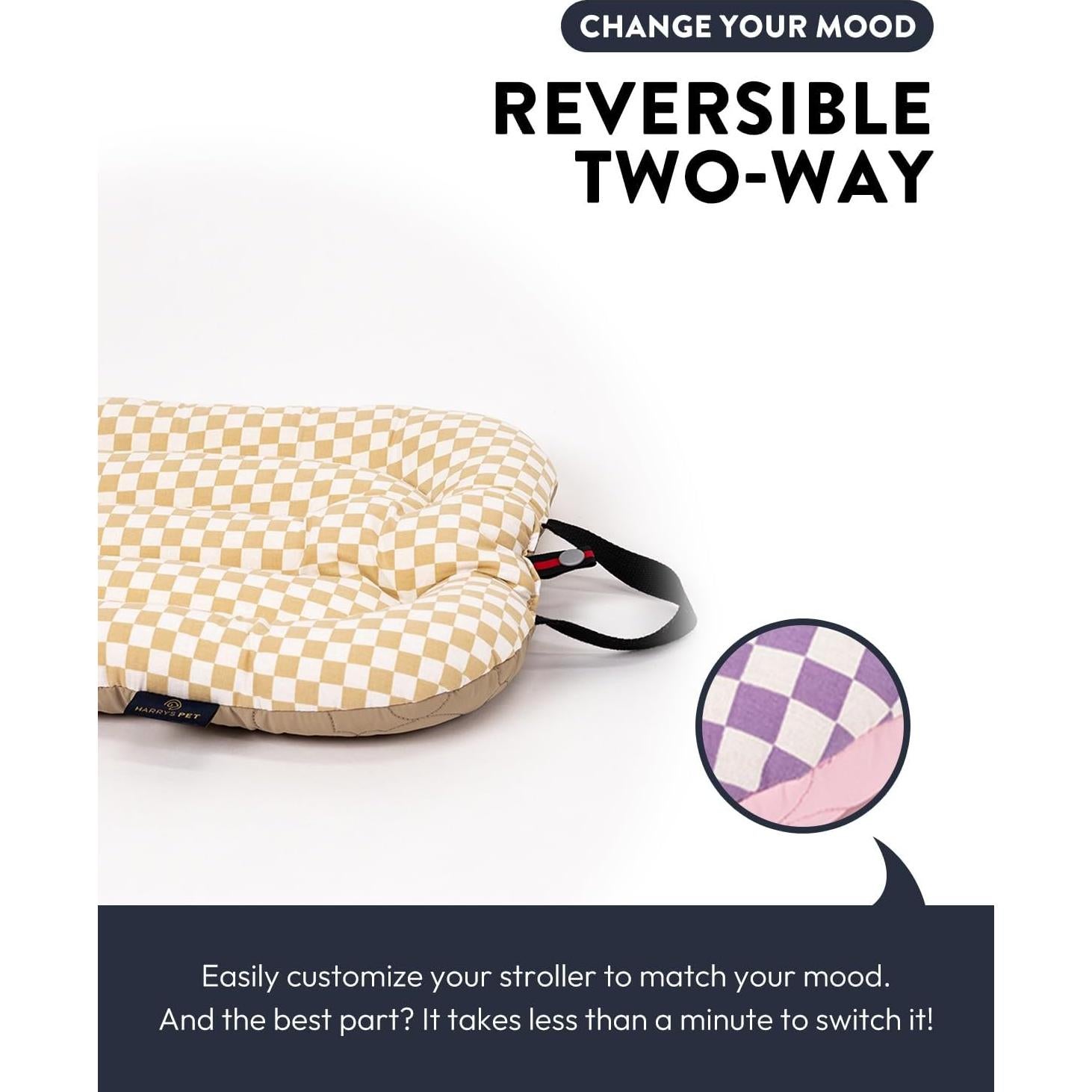 Alfombrilla para Carro de Perros Harryspet XS Nogal Beige