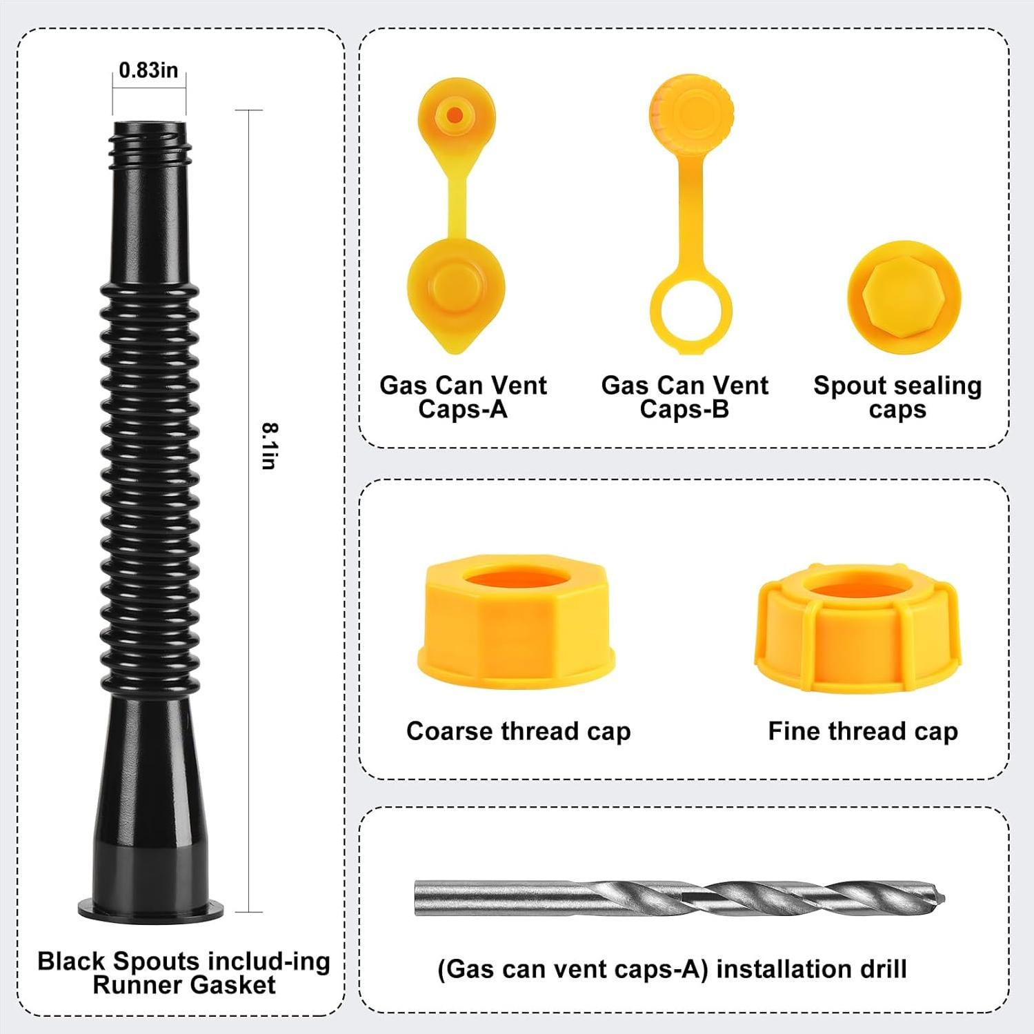 Kit de Reemplazo de Boquilla de Gas Yamataka 2 Unidades 20.6 cm