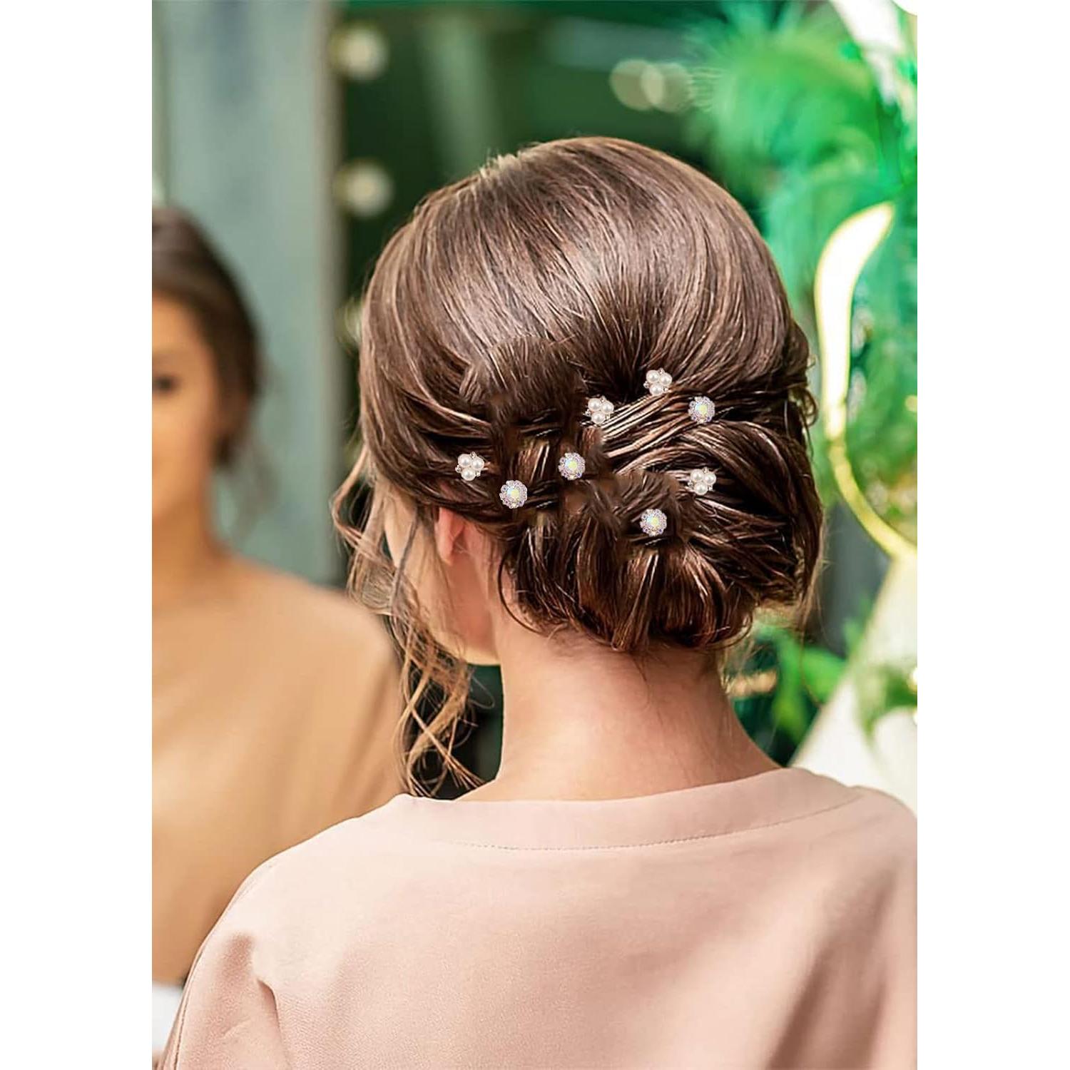 Juego de Horquillas para Novias AUNEAL - 12 Piezas Vintage