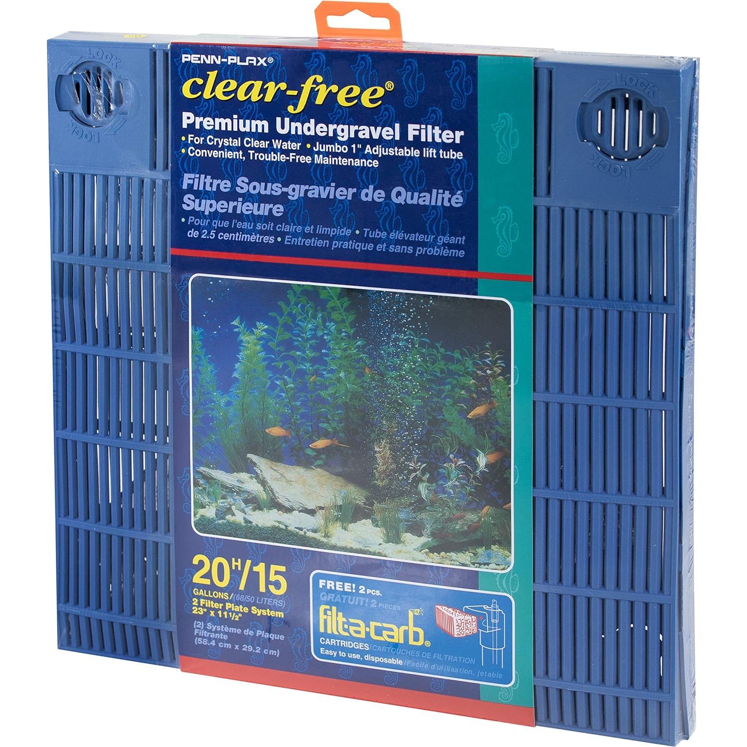 Filtro Bajo Grava Penn-Plax CFU20 para Acuarios 57-76 L