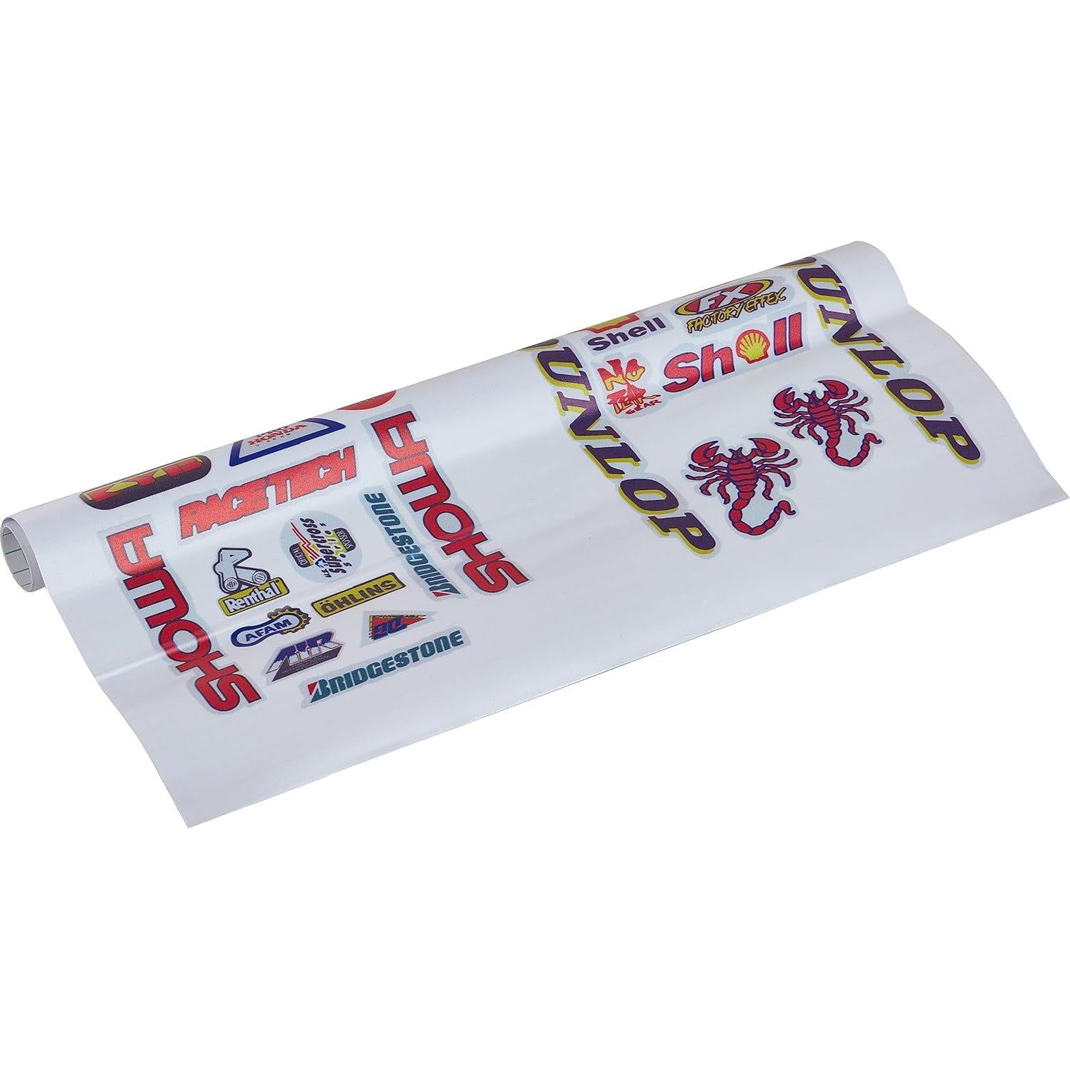 Calcomanías de Vinilo DmStore para Motocross - 6 Hojas 17.5x26.5 cm