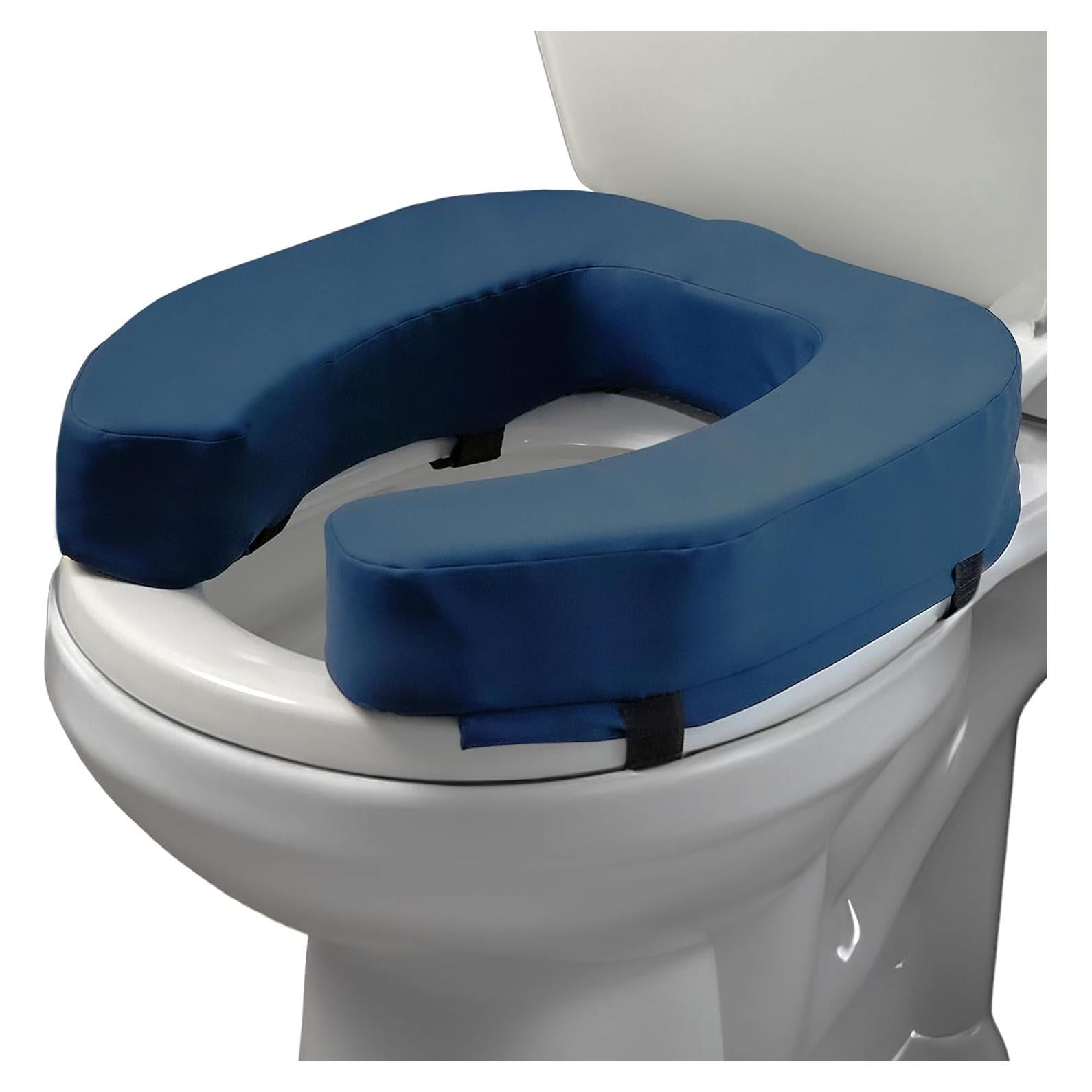 Elevador de Asiento de Inodoro Lunderg 7.62 cm Azul - Espuma Firme