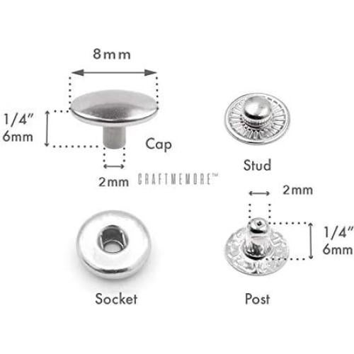 Kit de Herramientas CRAFTMEMORE para Botones a Presión 8mm
