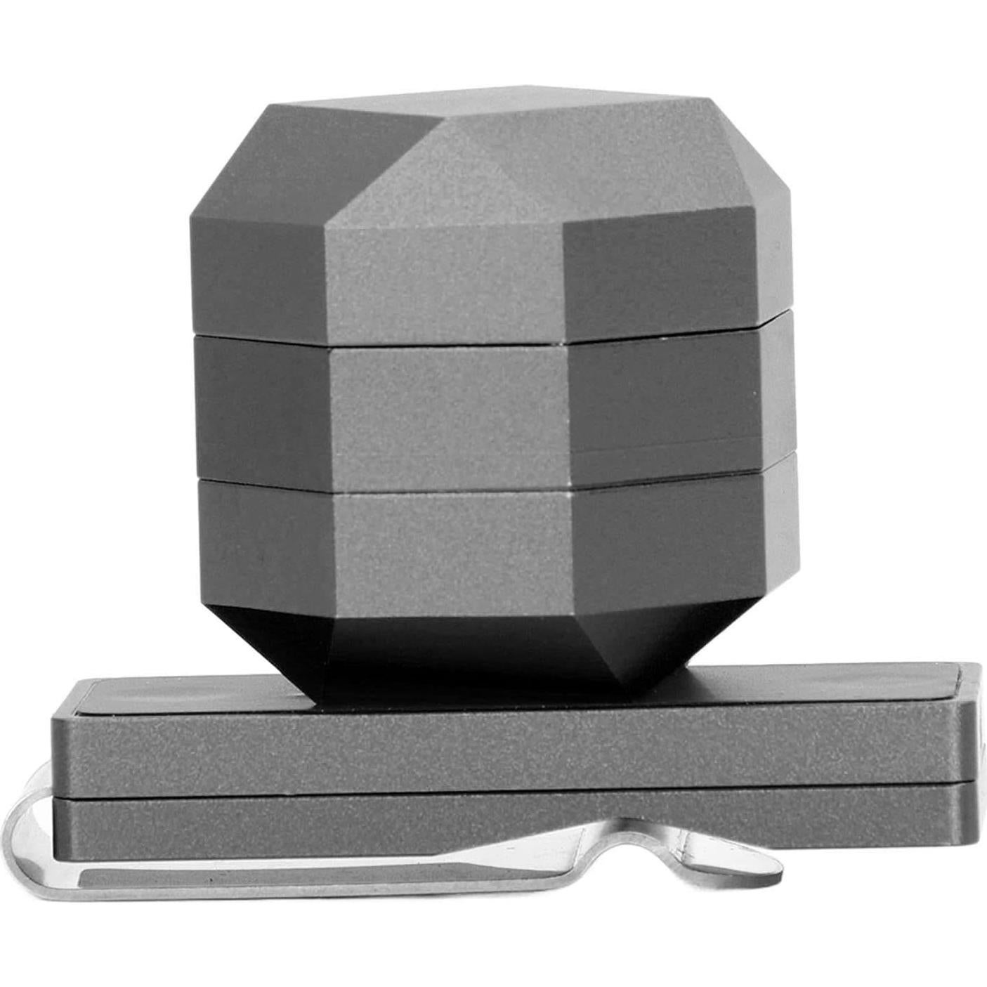 Soporte de Tiza de Billar Asixxsix Aluminio Magnético Portátil