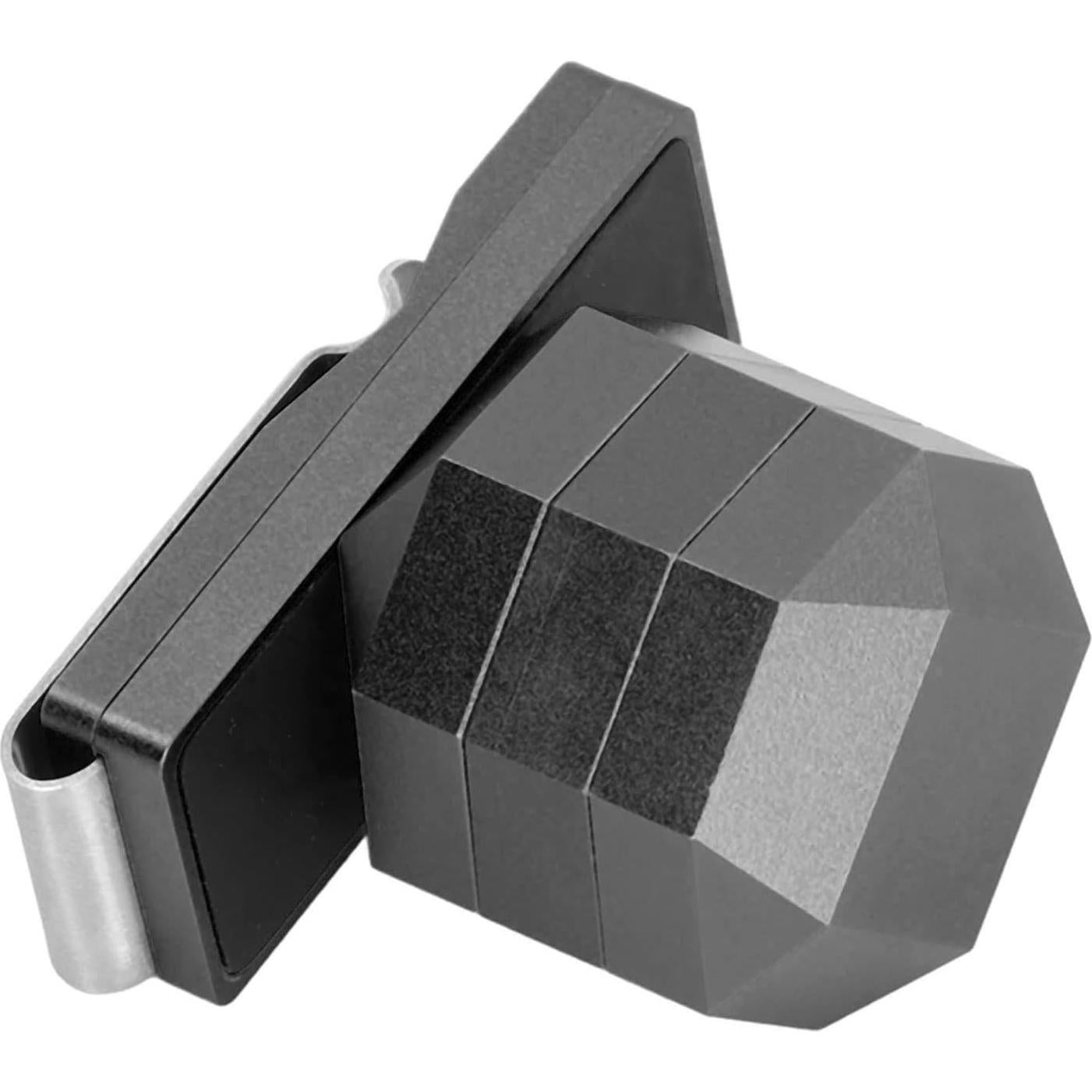 Soporte de Tiza de Billar Asixxsix Aluminio Magnético Portátil