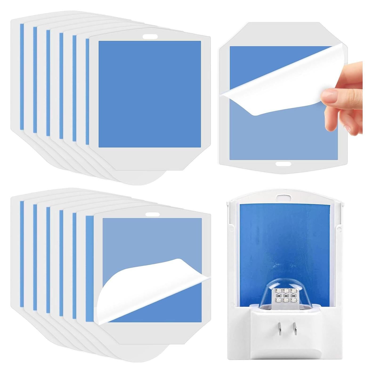 Recargas Trampa Insectos Voladores Qualirey 15 Piezas Azul