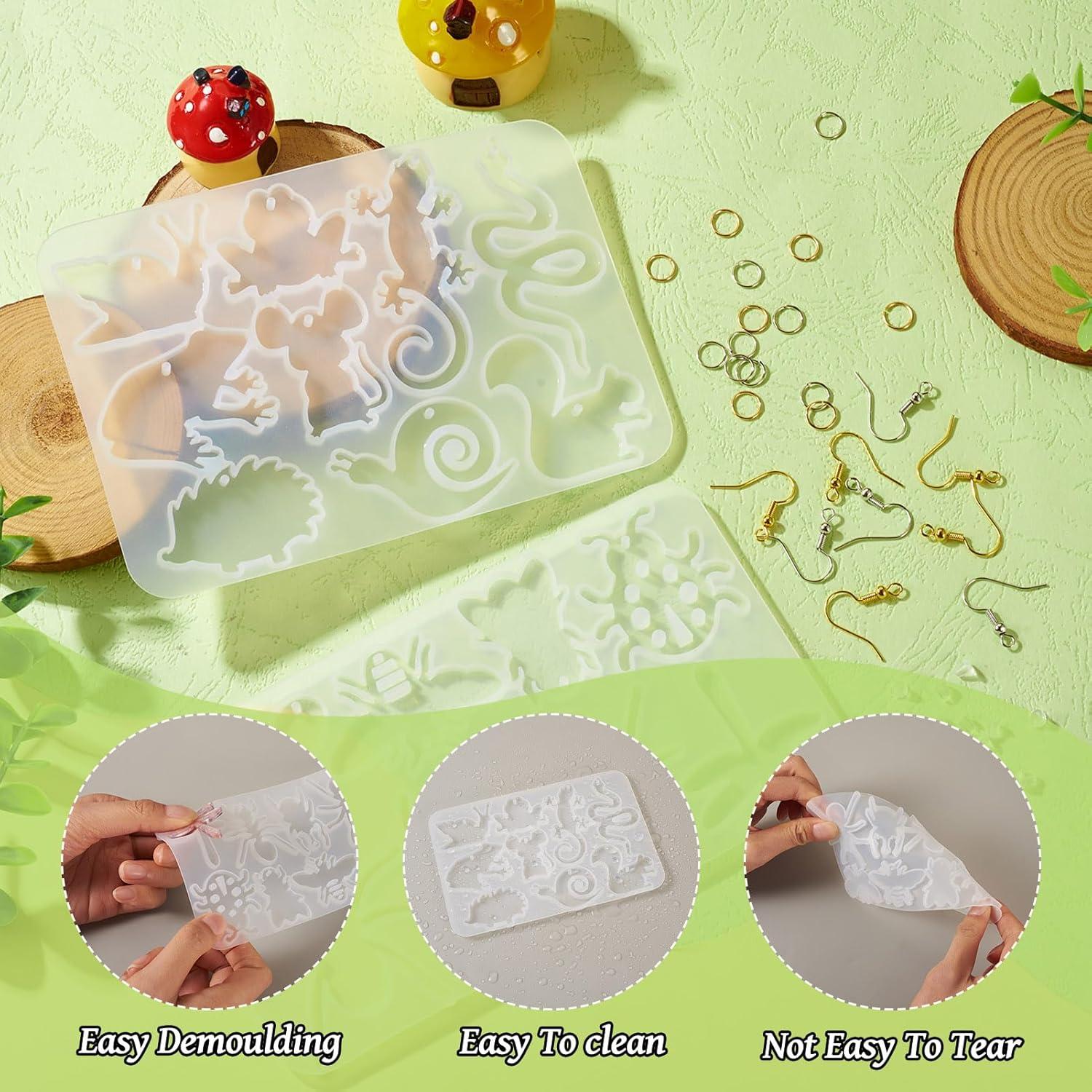 Moldes de Silicona para Pendientes DIY Cheriswelry Insectos