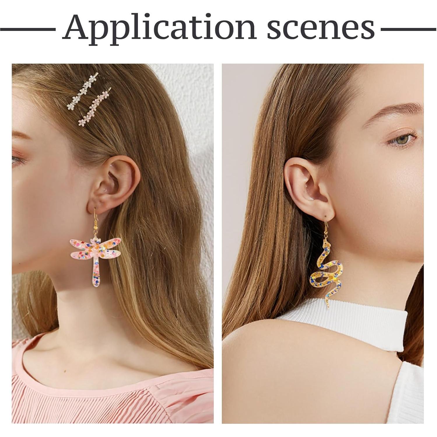 Moldes de Silicona para Pendientes DIY Cheriswelry Insectos