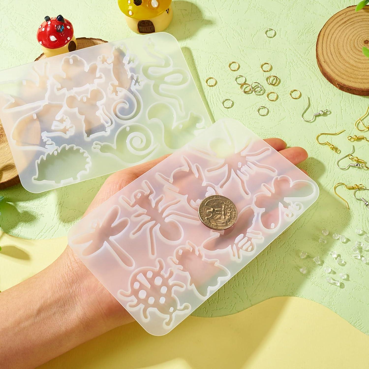 Moldes de Silicona para Pendientes DIY Cheriswelry Insectos