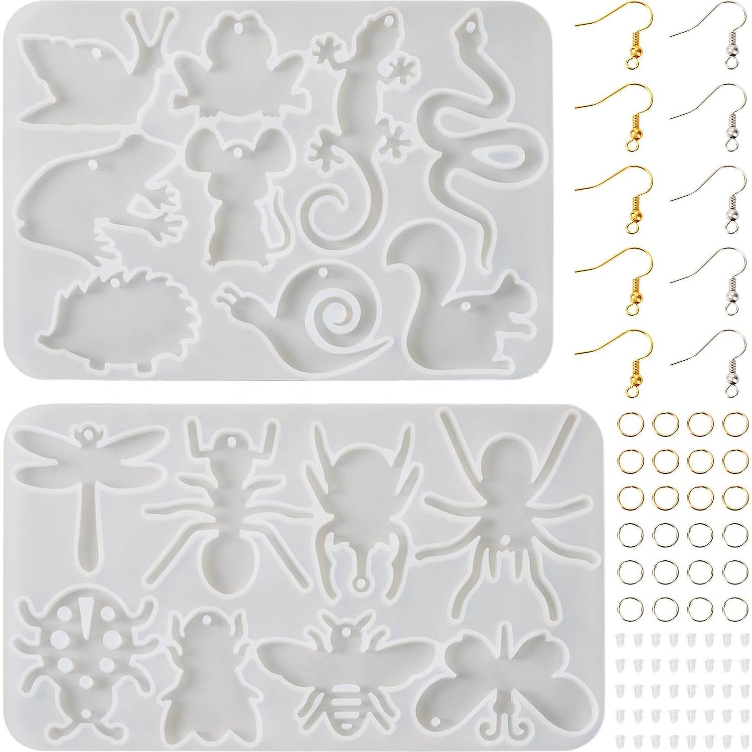 Moldes de Silicona para Pendientes DIY Cheriswelry Insectos