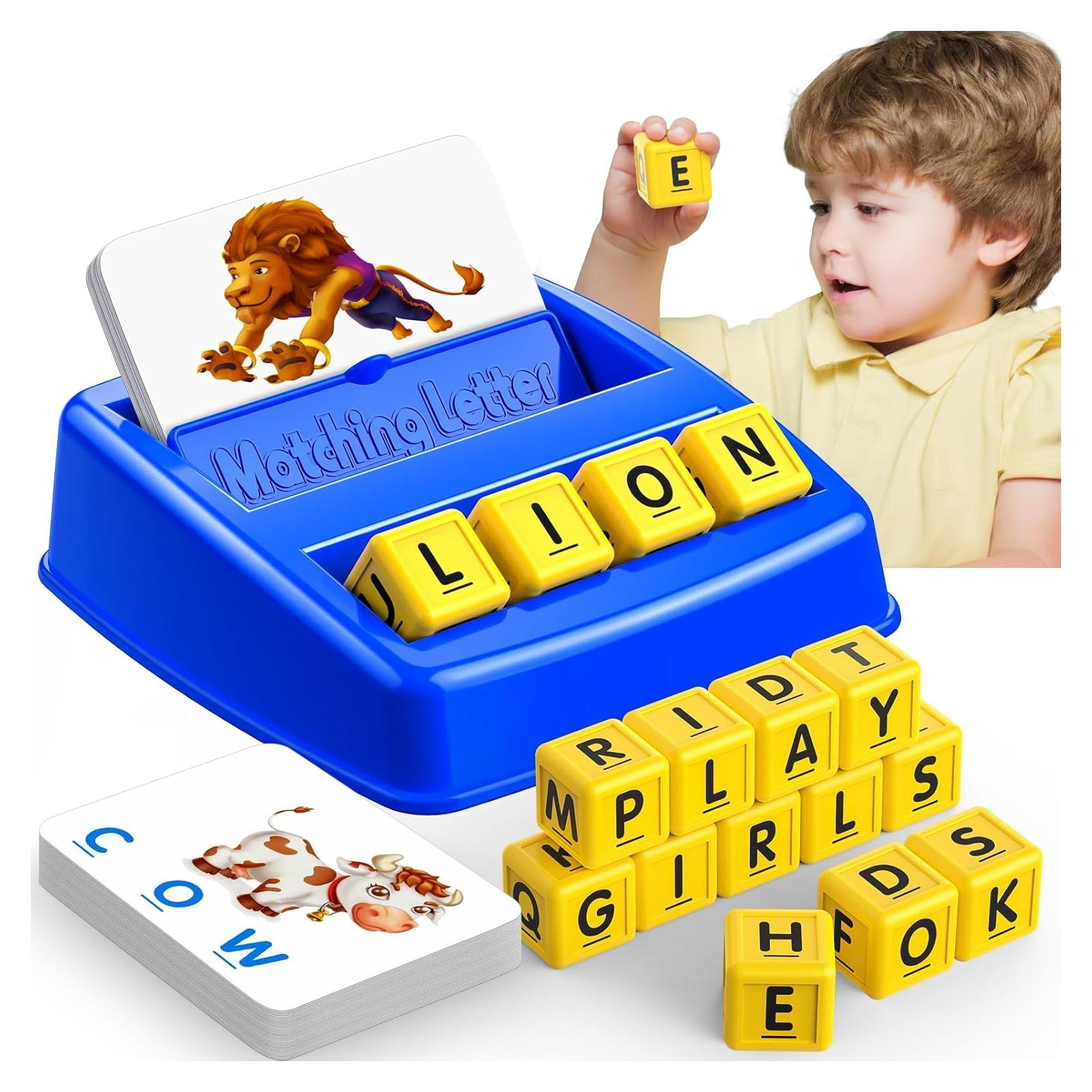 Juguete Educativo SAITCPRY Juego de Correspondencia de Letras 3-5 Años