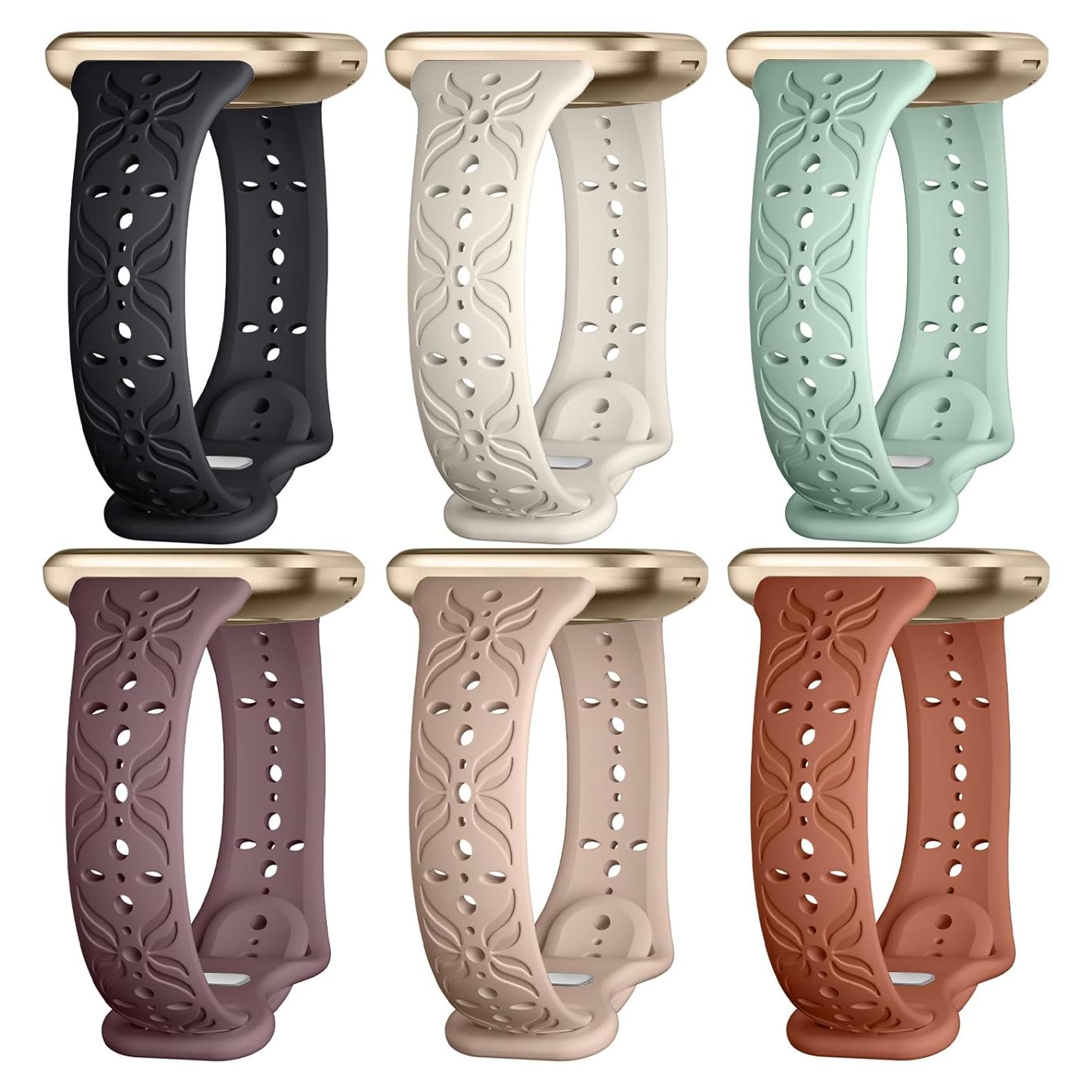 Banda de Patrón Delgado Maledan para Fitbit Sense/Versa 3/4