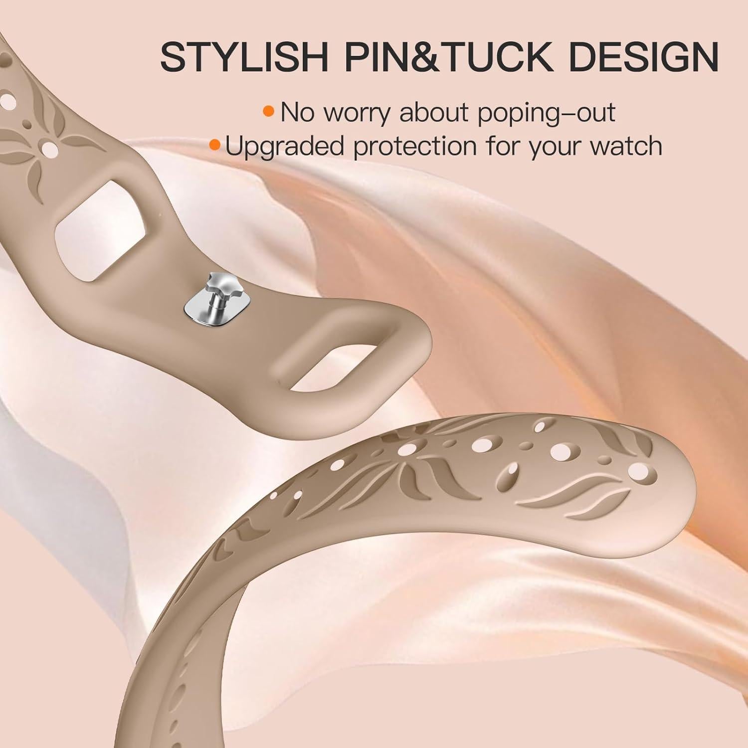 Banda de Patrón Delgado Maledan para Fitbit Sense/Versa 3/4