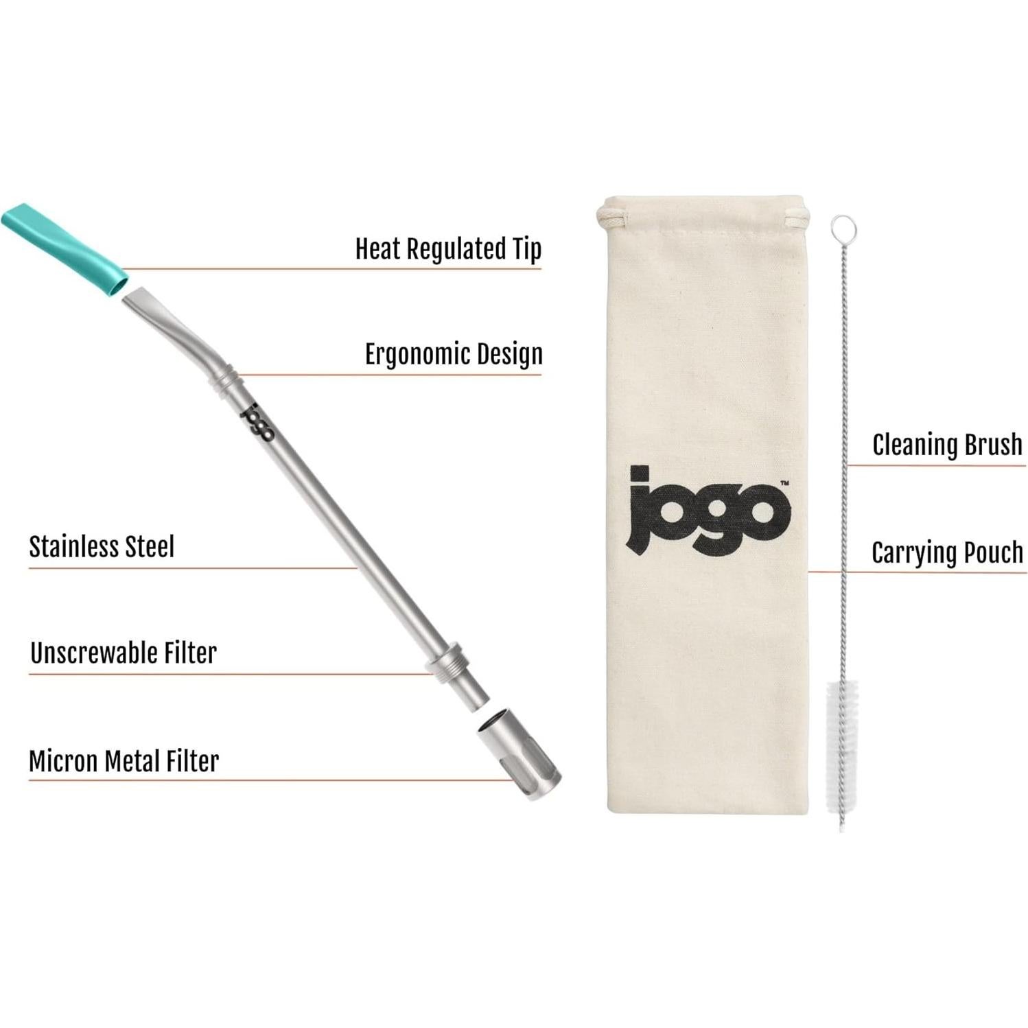 Cafetera Portátil JoGo - Filtro de Acero Inoxidable para Café y Té