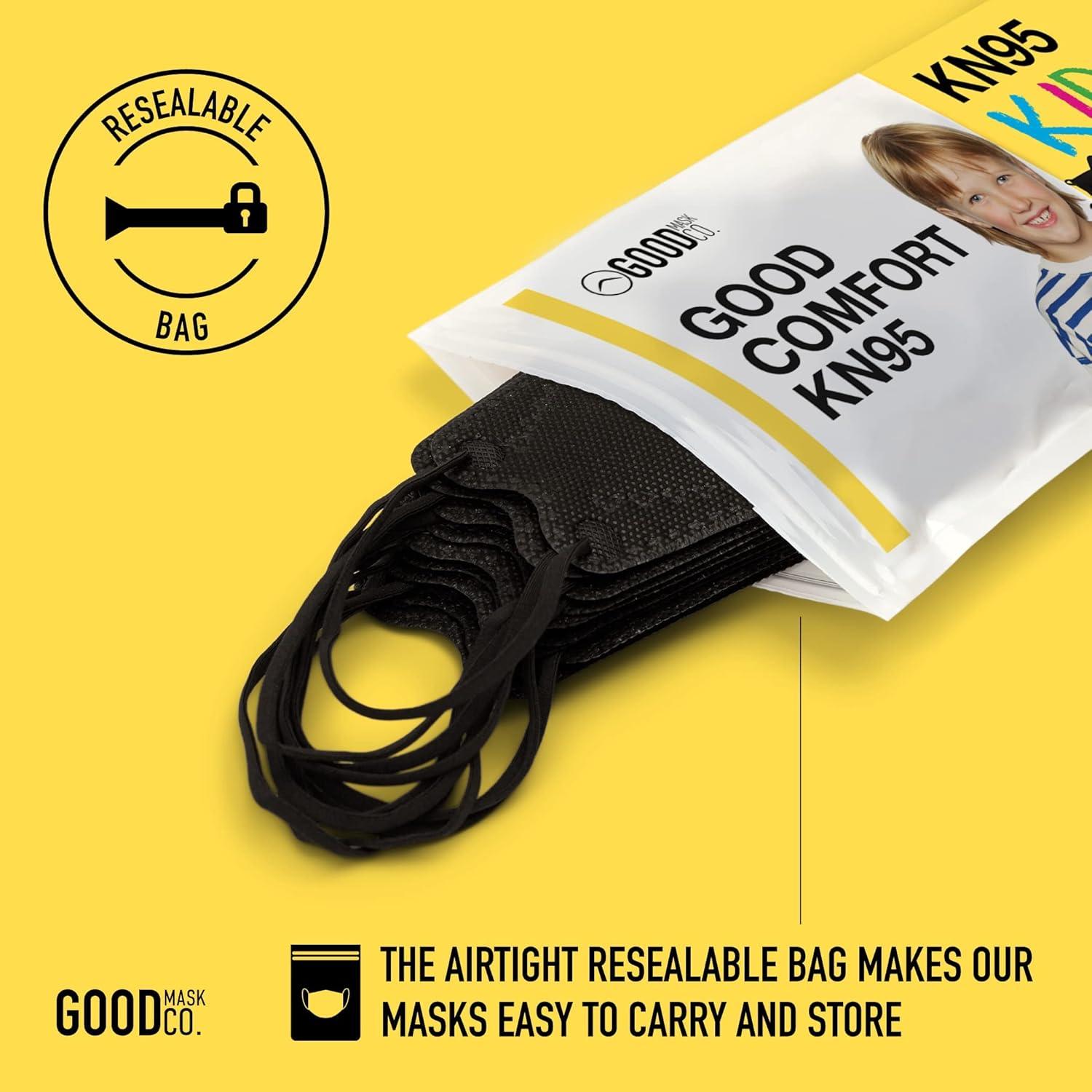 Mascarillas KN95 Desechables Good Mask Co. Niños 10 Unidades