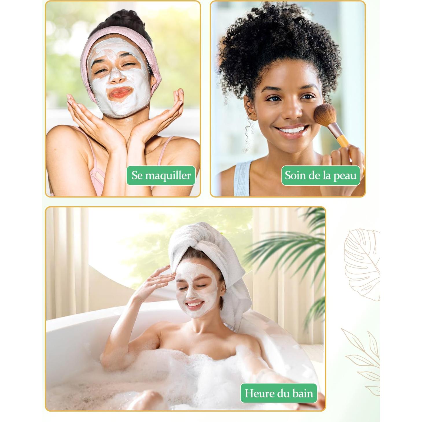 Gorro de Ducha Reutilizable Mikimini Tropical Doble Capa