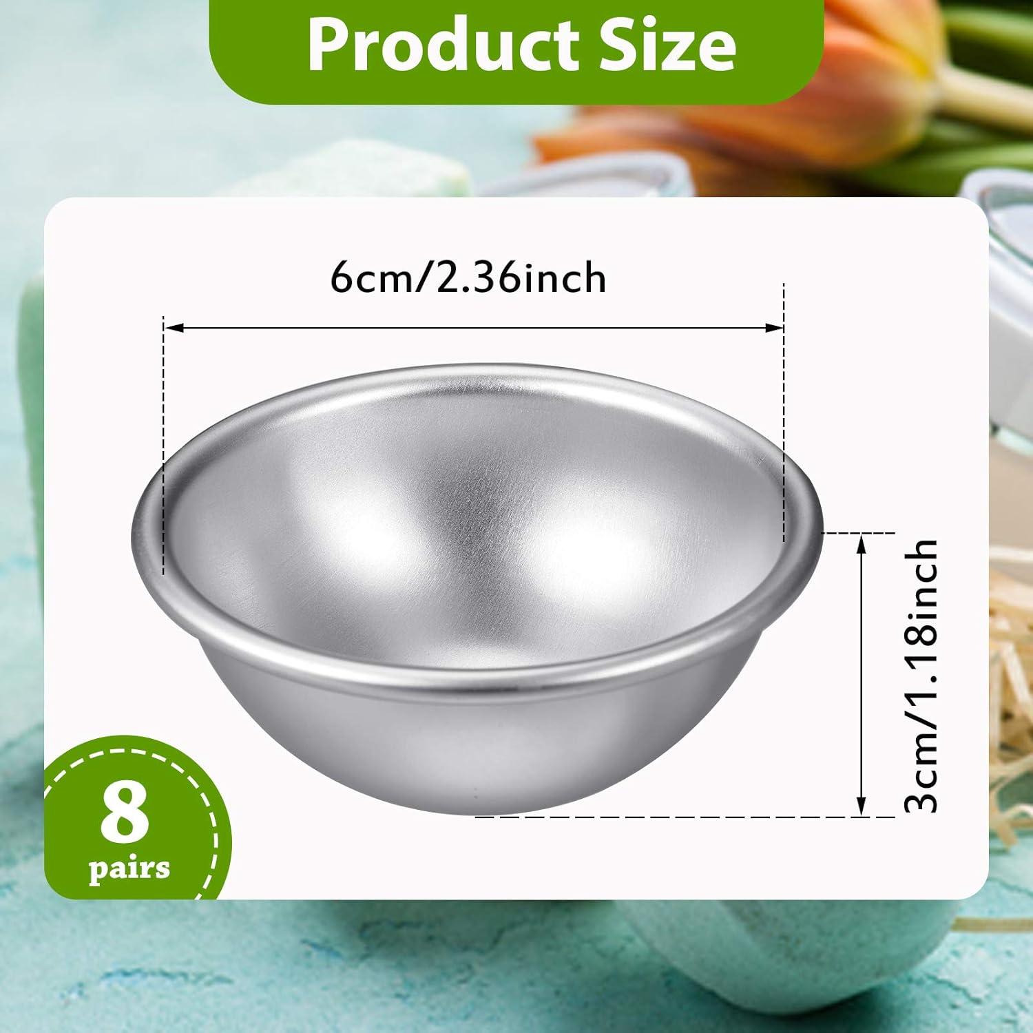 Molde de Metal para Bombas de Baño Patelai 16 Pcs 6 cm