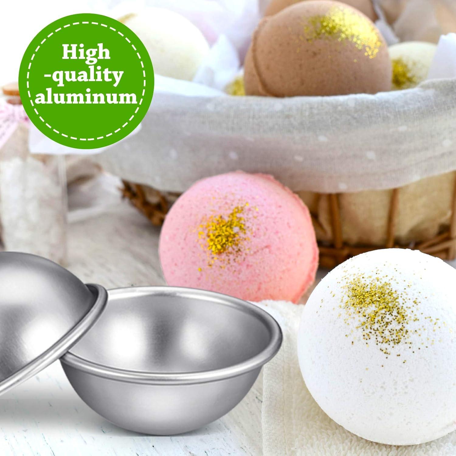 Molde de Metal para Bombas de Baño Patelai 16 Pcs 6 cm