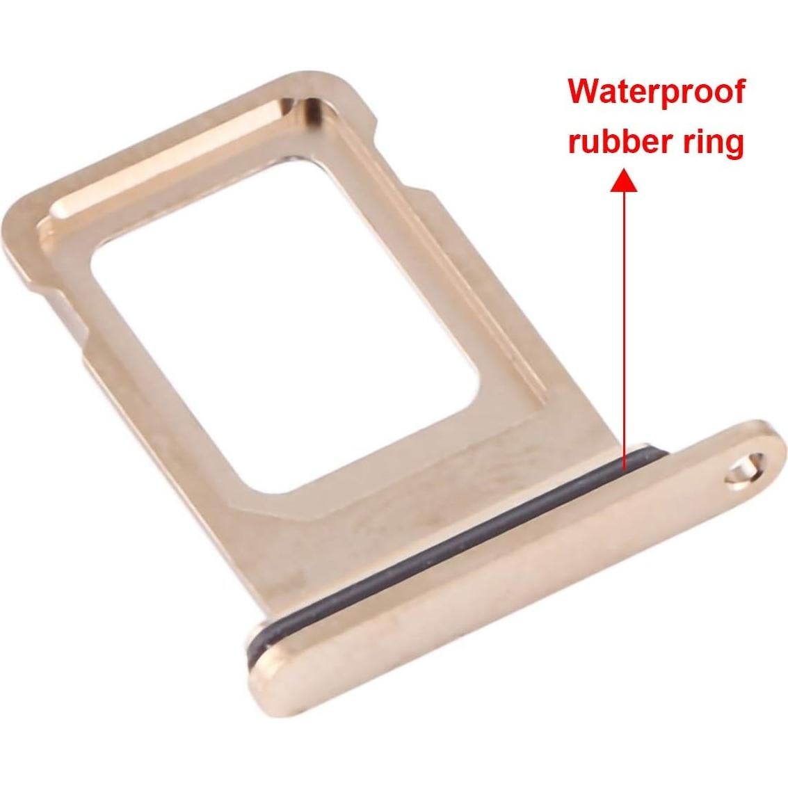 Bandeja de SIM de Reemplazo Perzework para iPhone 12 Pro/Max Dorado