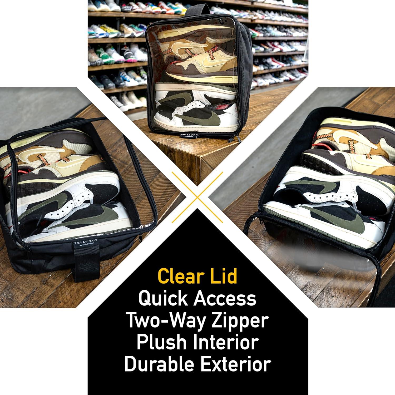 SoleGuardian XXL Funda de Viaje para Zapatillas - Organizador Impermeable