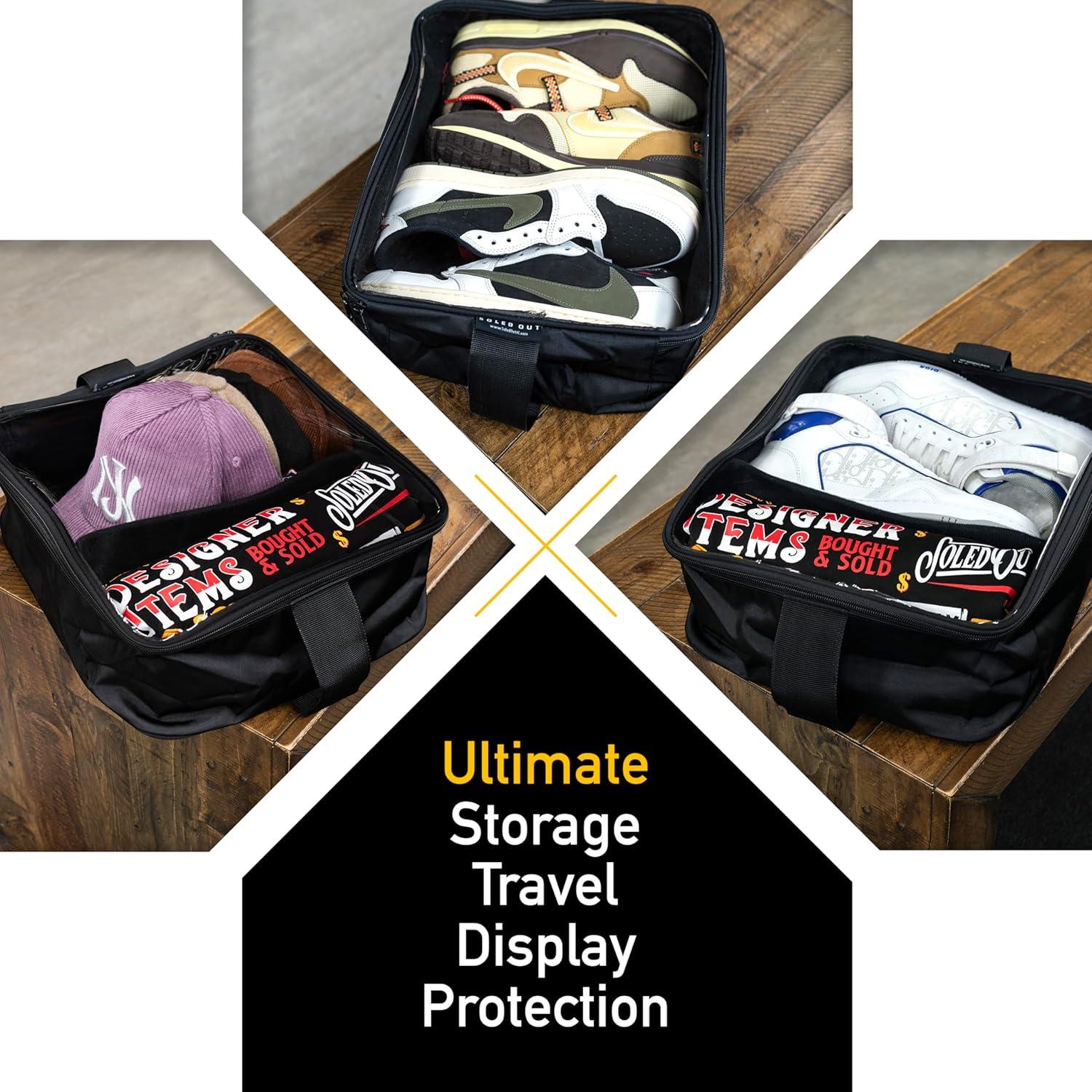 SoleGuardian XXL Funda de Viaje para Zapatillas - Organizador Impermeable