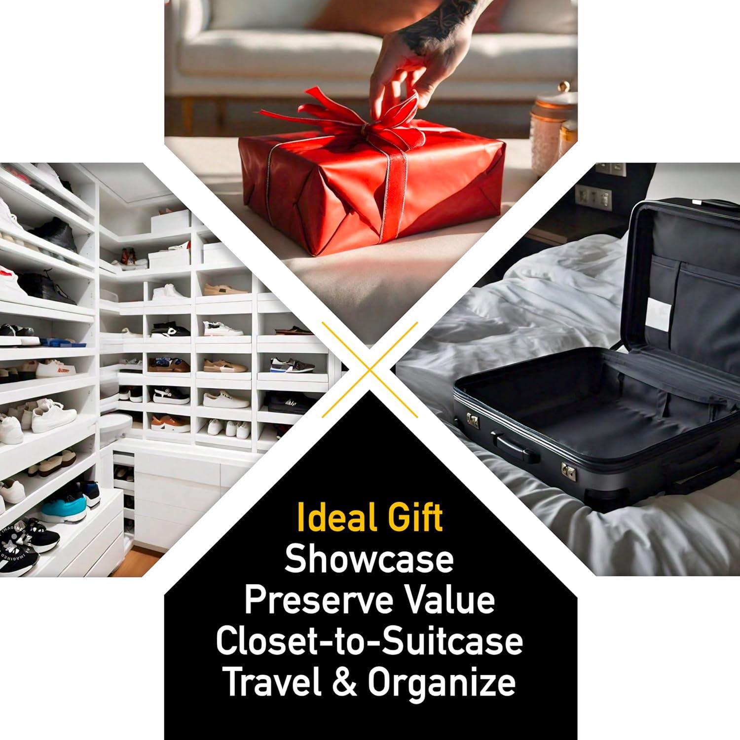 SoleGuardian XXL Funda de Viaje para Zapatillas - Organizador Impermeable