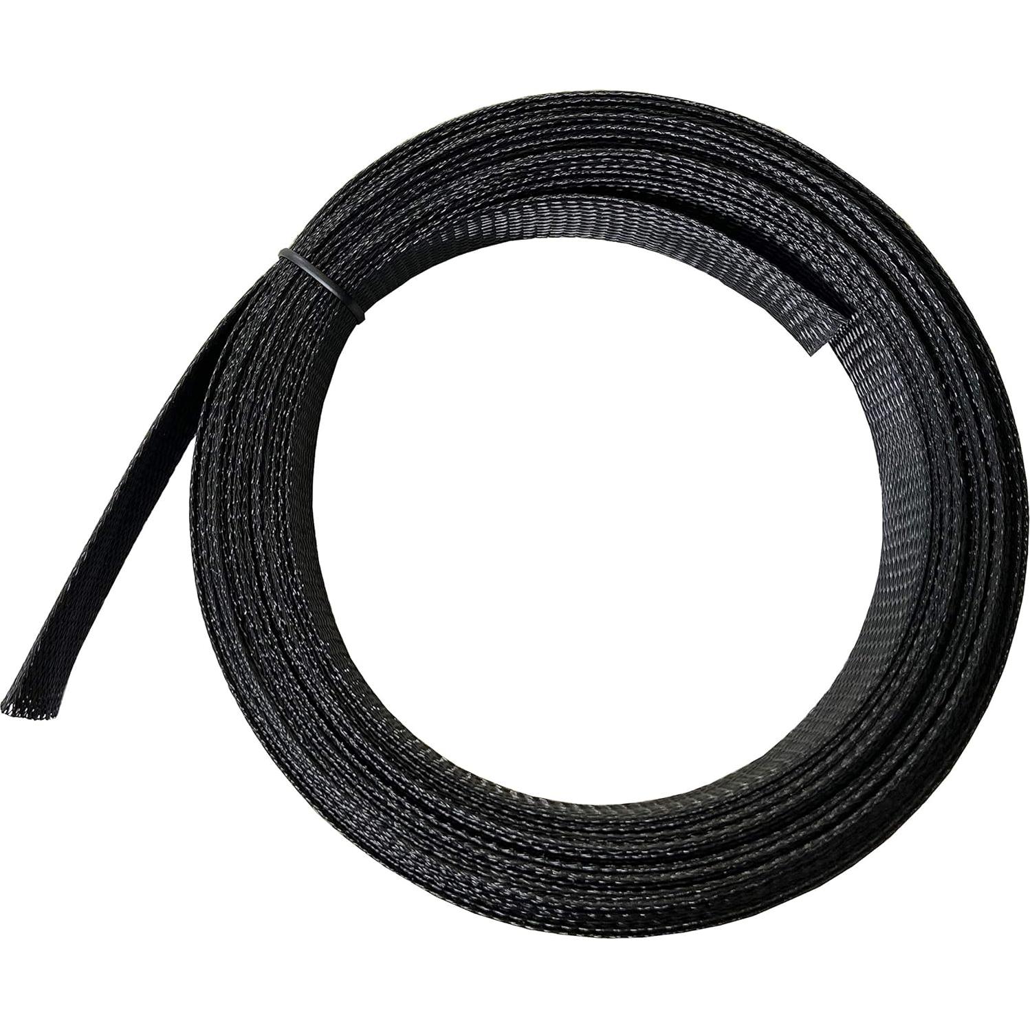 Manga de Cable Trenzada MGI WC-PET 7.62m 2.54cm Negra