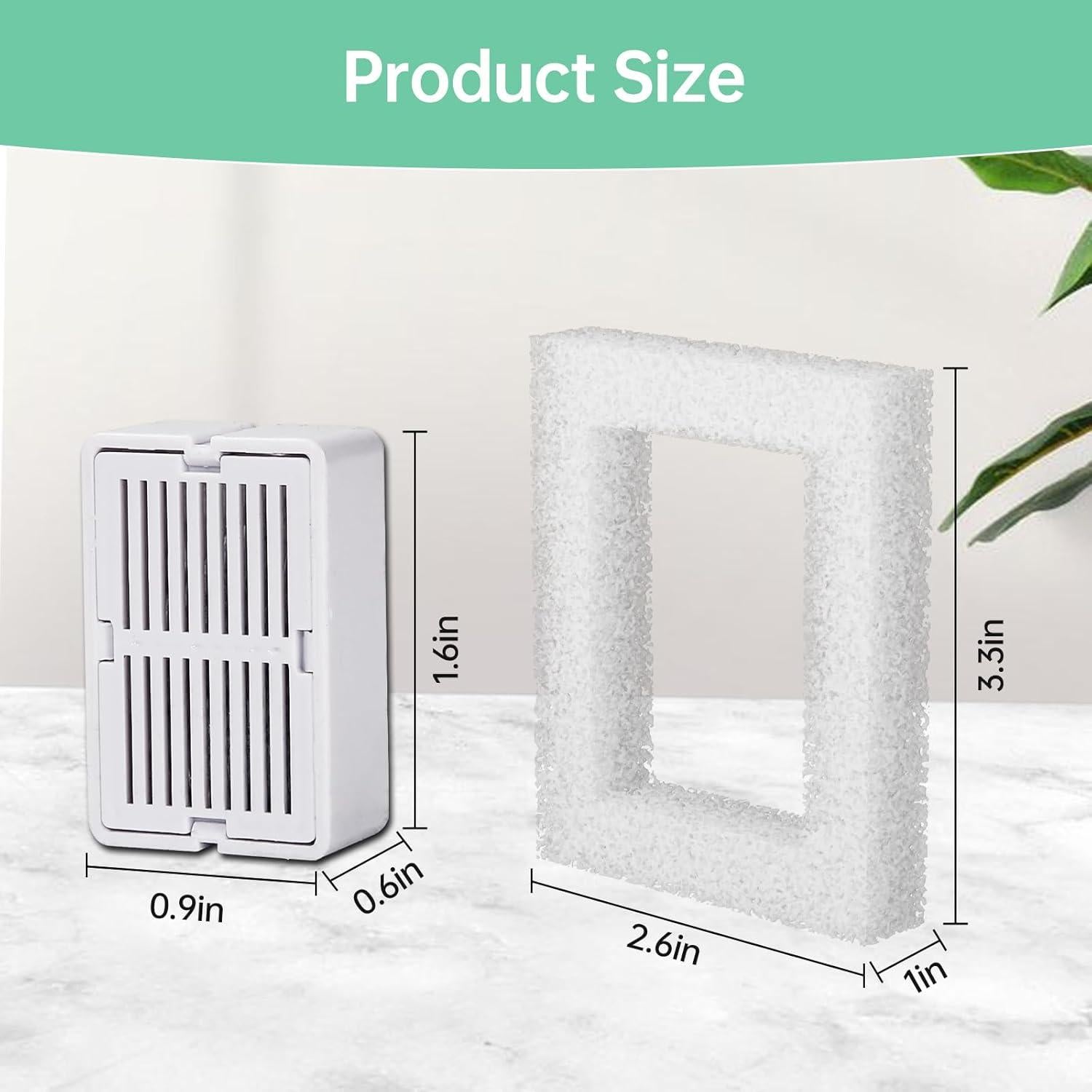 8 Filtros de Reemplazo para Fuente de Agua SgurFin 2.1L